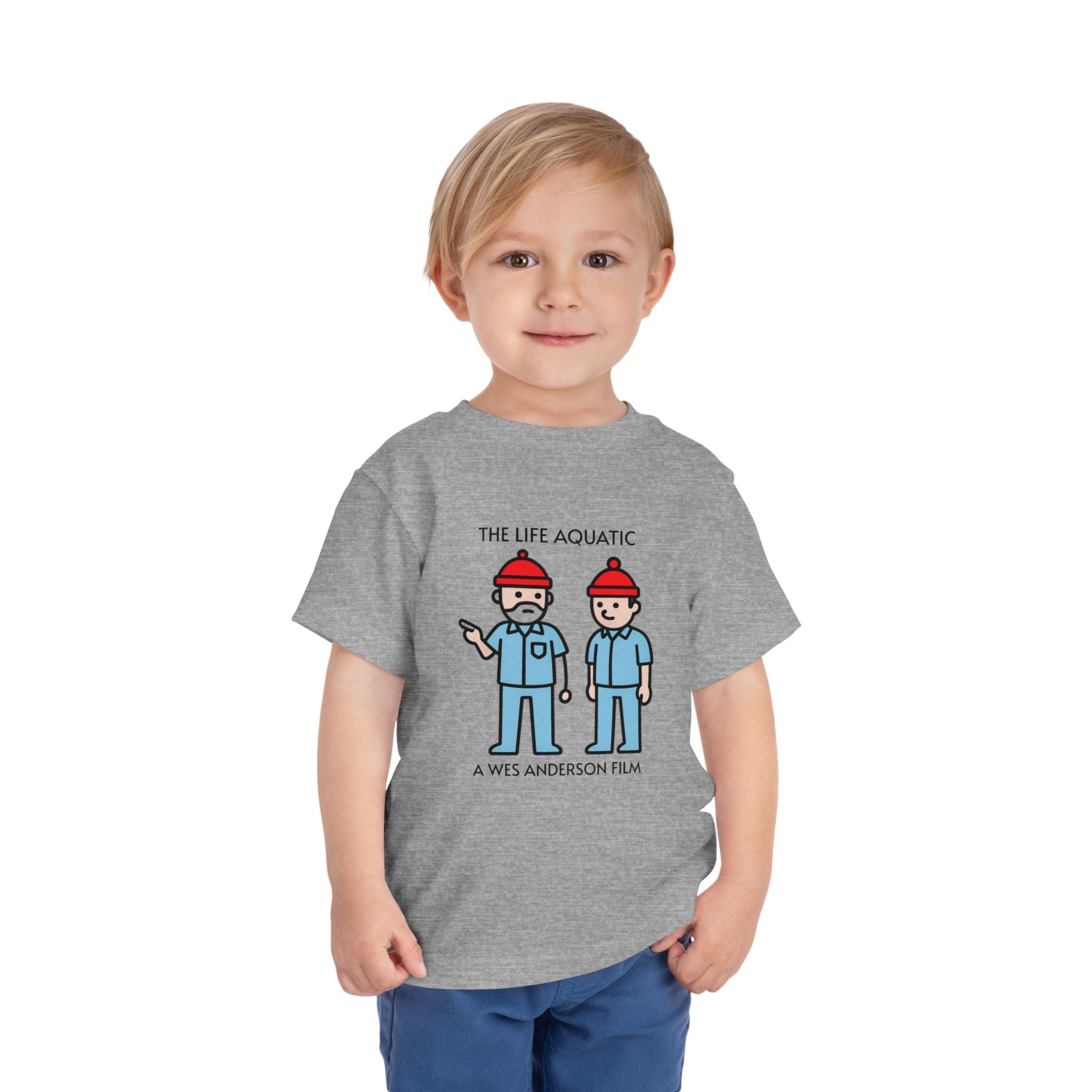 The Life Aquatic - Wes Anderson films - Retro Graphic Kids Shirt