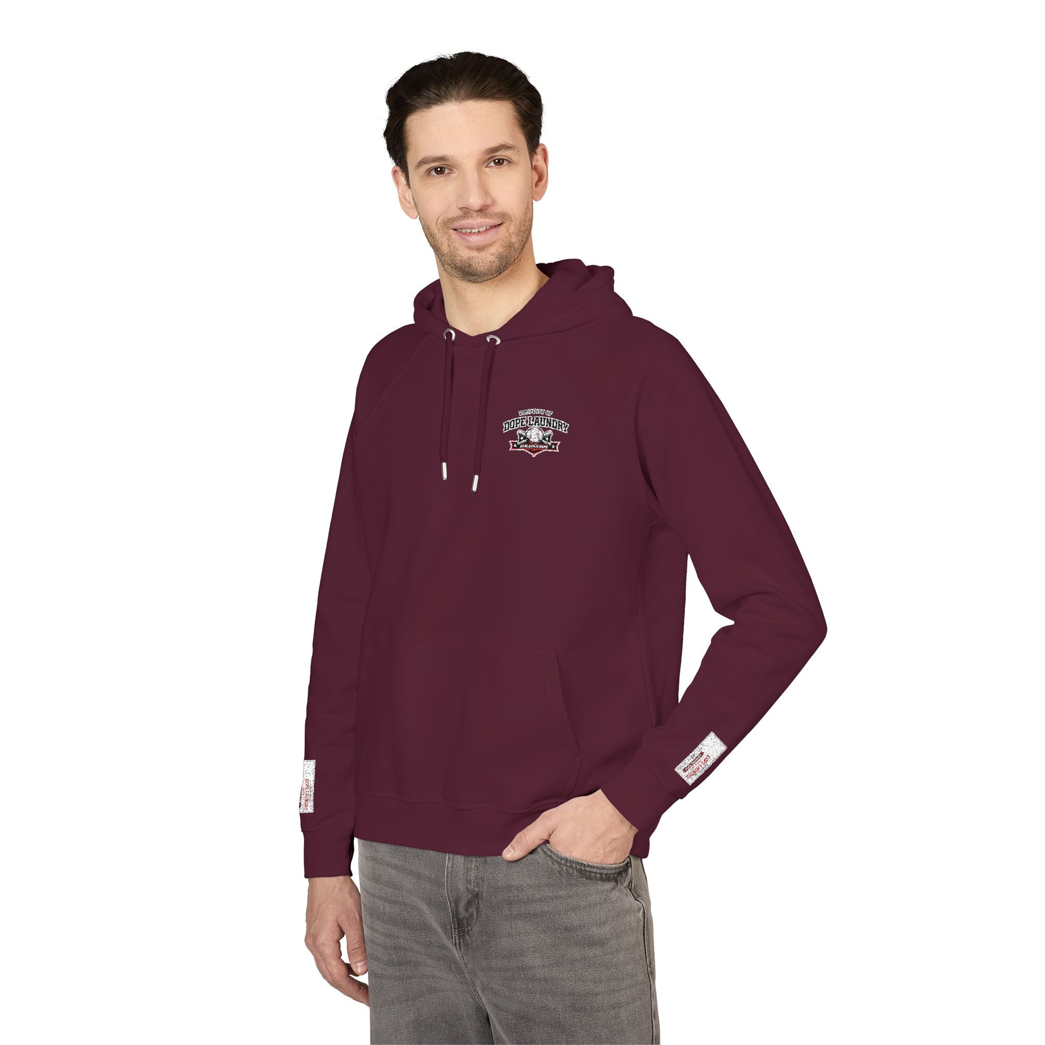 Dope Laundry Athletic Dept Eco Raglan Hoodie — Embroidered