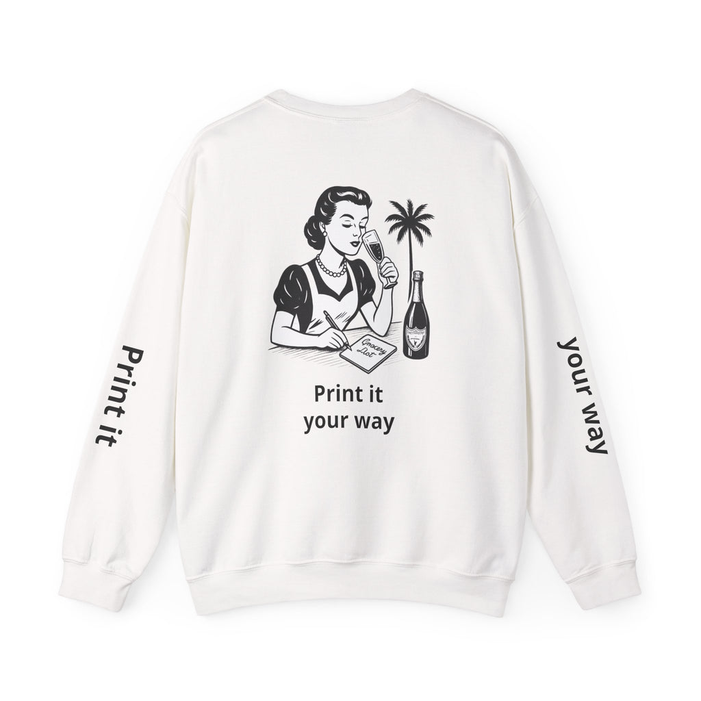 Custom 50th Birthday Crewneck Sweatshirt – Personalized "Your Name's 50th Birthday Crew" Design