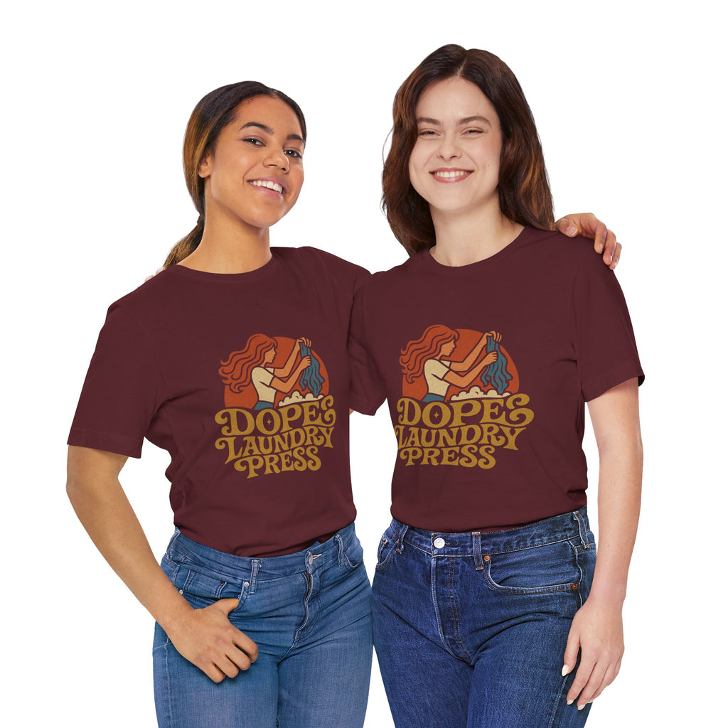 Dope Laundry Press 60s Logo Tee — Vintage Graphic T-Shirt