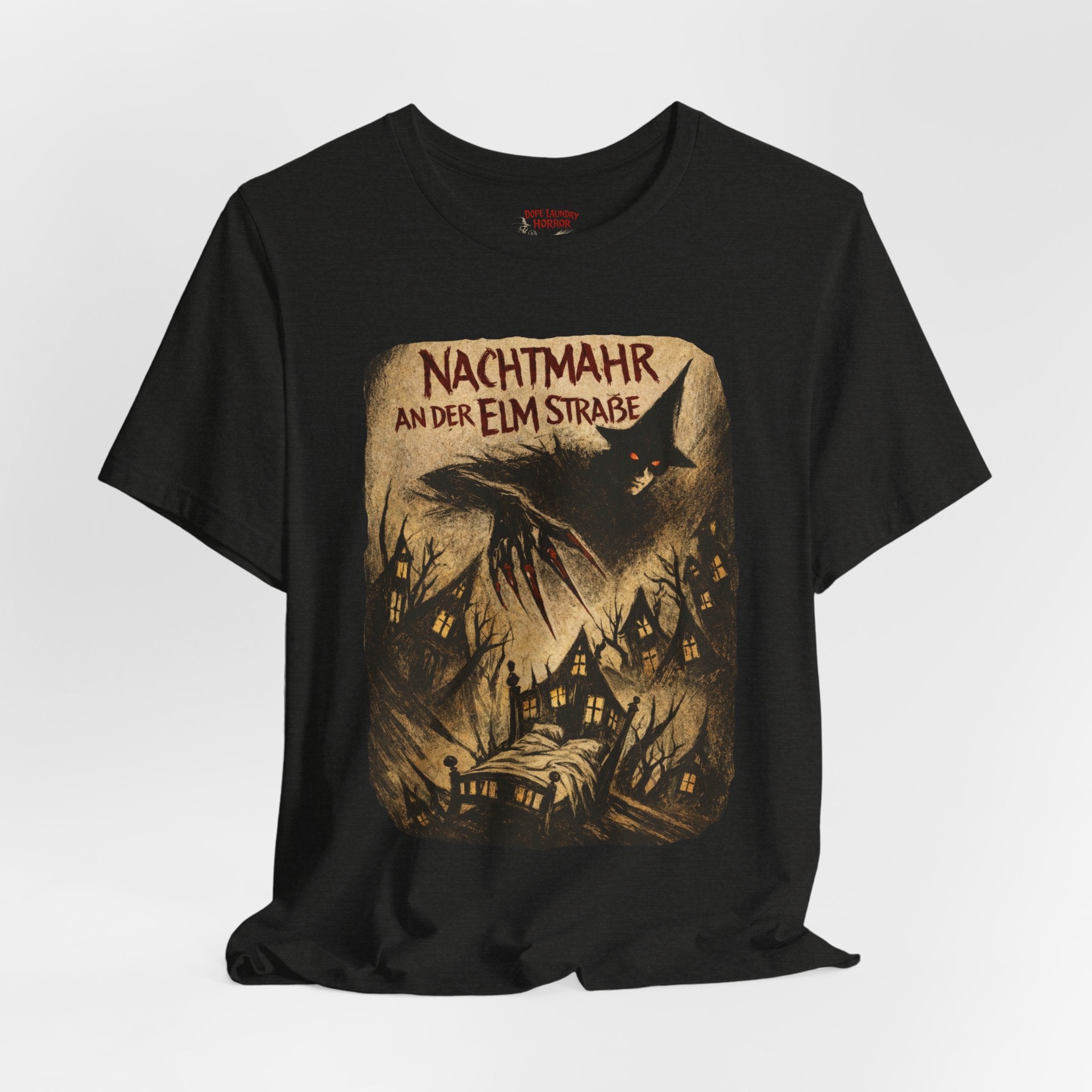 Nightmare on Elm Street Massacre Horror T-Shirt — German Expressionist Style