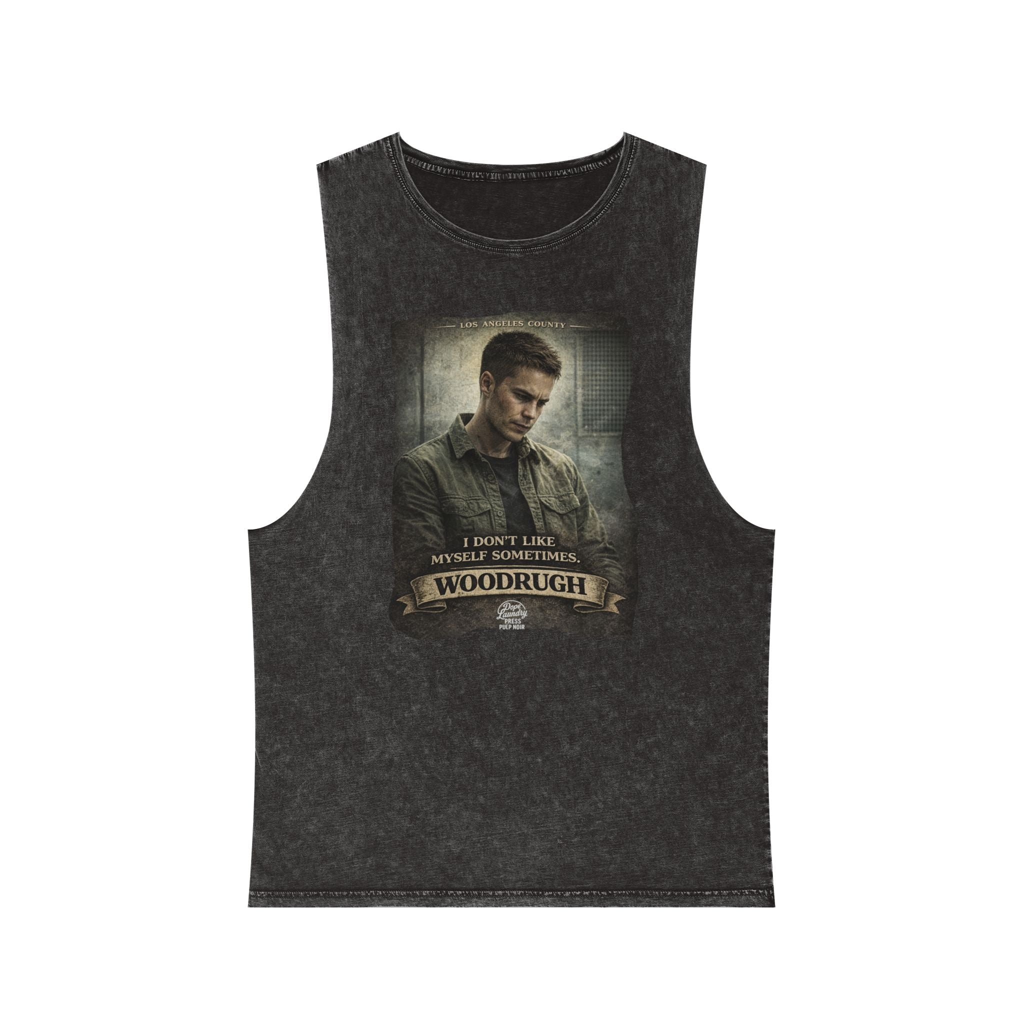 Woodrough Portrait Tank Top — Vintage Graphic Sleeveless Tee