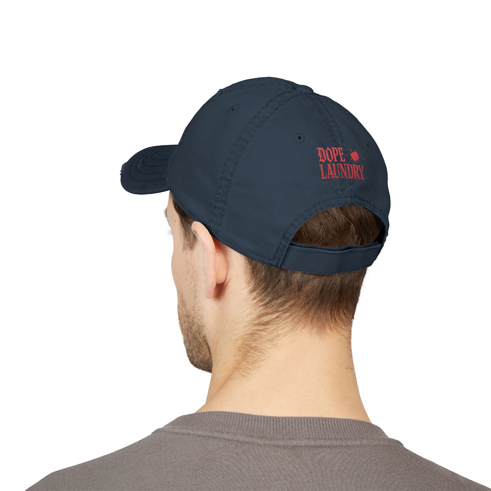 Scorsese Distressed Embroidered Dad Hat — Vintage Film Director Baseball Cap