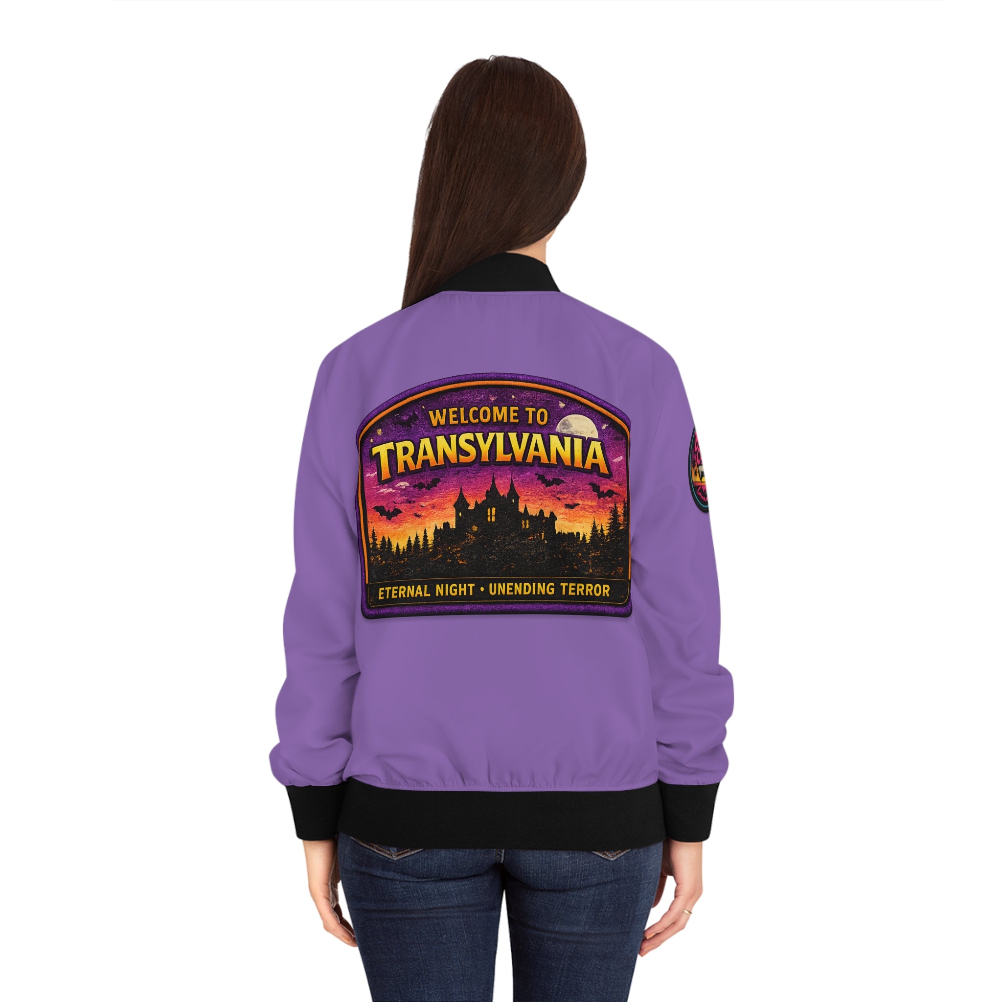 Dracula Castle 80s-Inspired Bomber Jacket