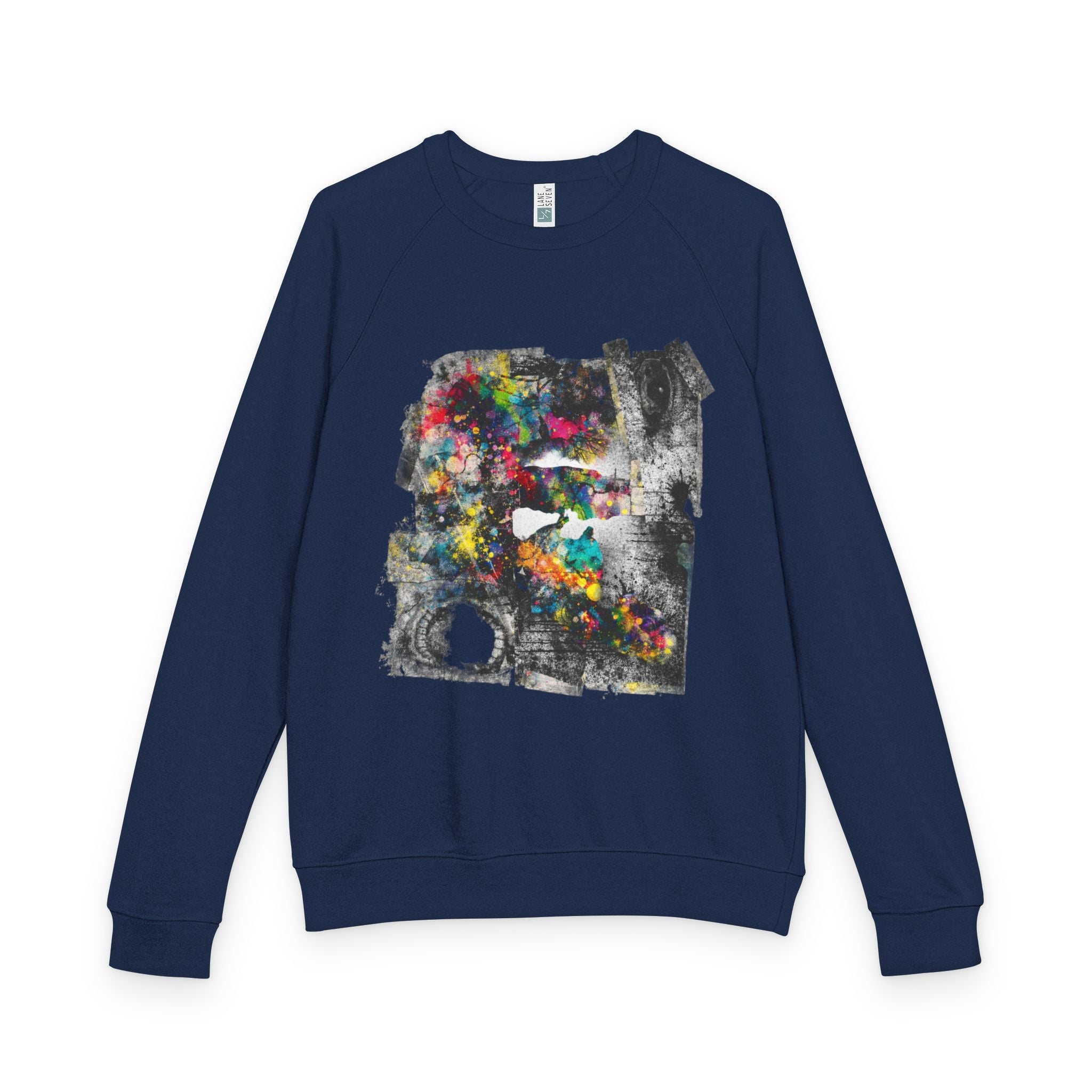 Splatterpaint Raglan Crewneck Sweatshirt