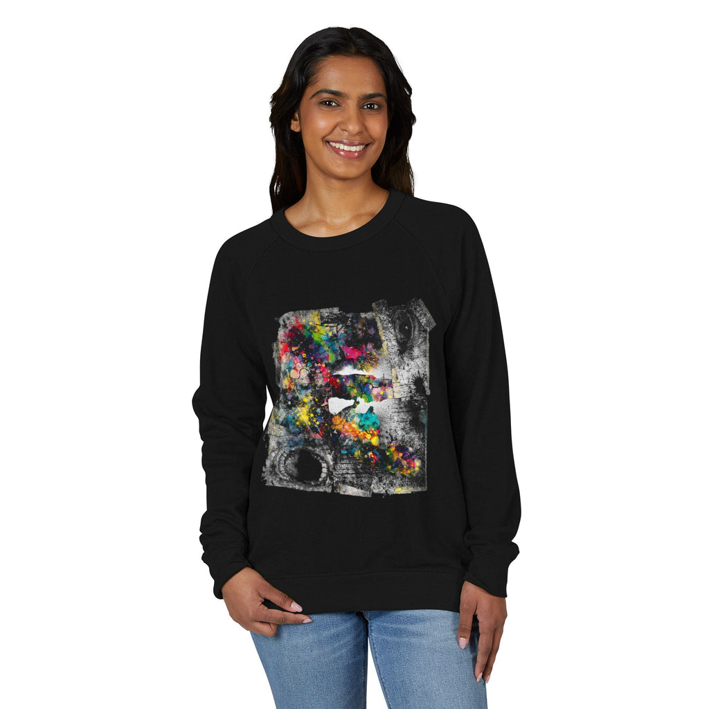 Splatterpaint Raglan Crewneck Sweatshirt