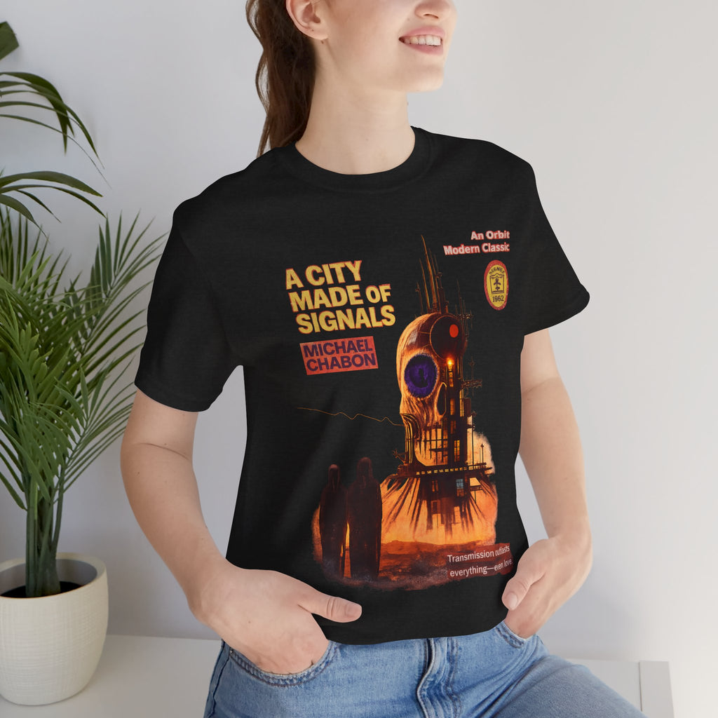 Michael Chabon - Sci-fi Book Cover (variant) - Vintage Graphic T-Shirt