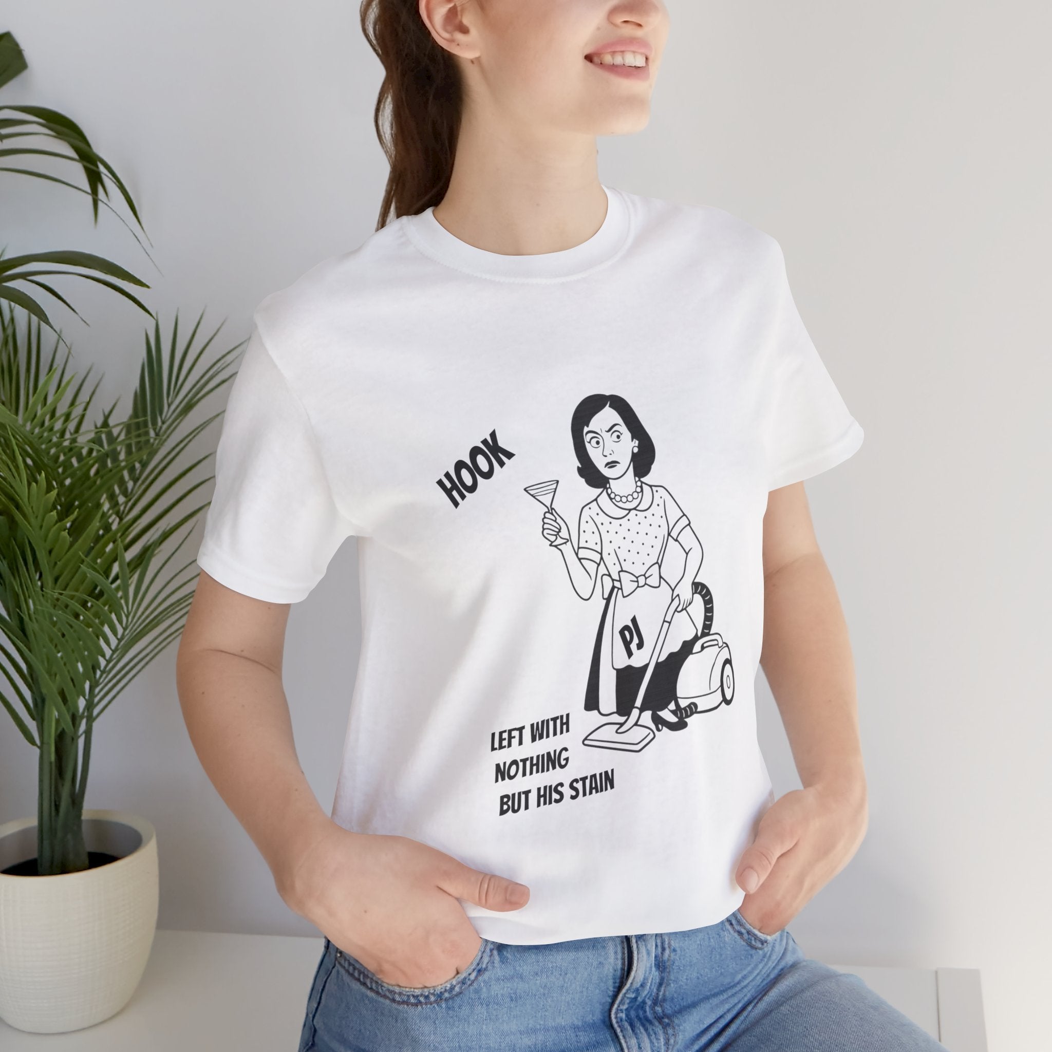 PJ Harvey "Left with nothing but his stain" (Rid of Me collection) - Unisex Jersey Short Sleeve Tee