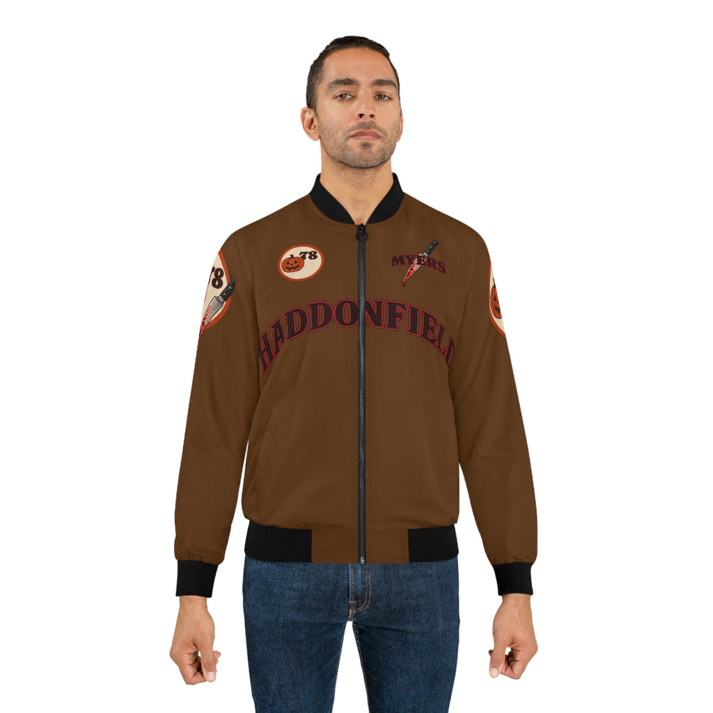 Haddonfield 1978 Bomber Jacket — Halloween Horror Graphic Jacket