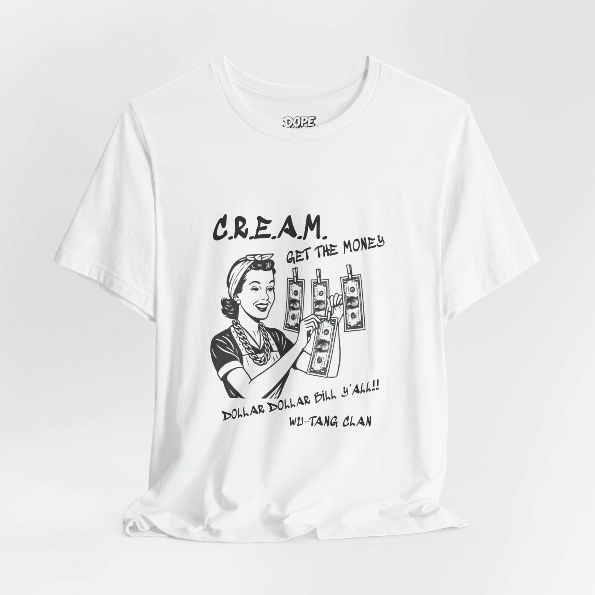 "C.R.E.A.M" (WU-TANG CLAN) - unisex jersey short sleeve tee