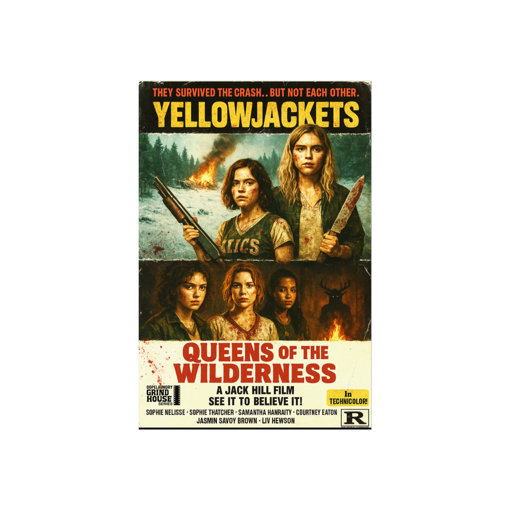 Yellowjackets: Queens of the Wilderness Grind House Inspired Print Unique Gift for Film Lovers, Home Aesthetic