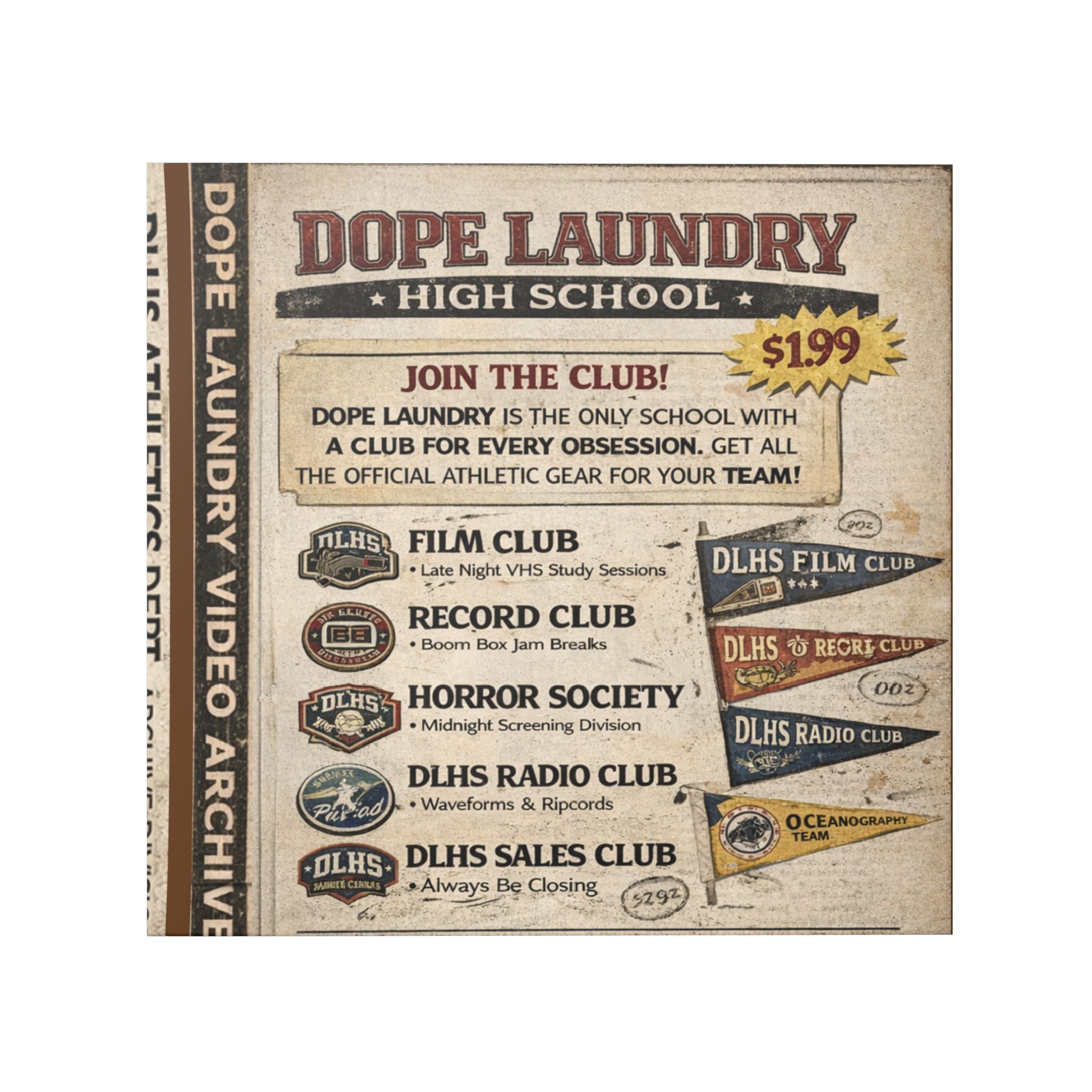 Dope Laundry Atheltics Club Catalog
