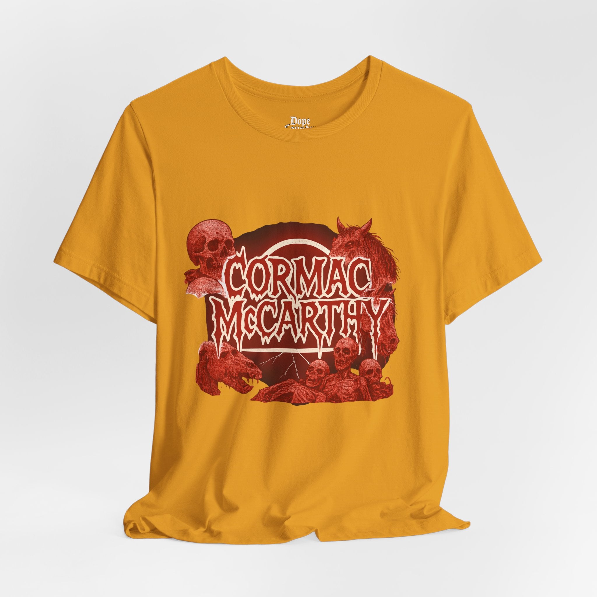Cormac McCarthy Death Metal Tee — Band-Style Graphic T-Shirt