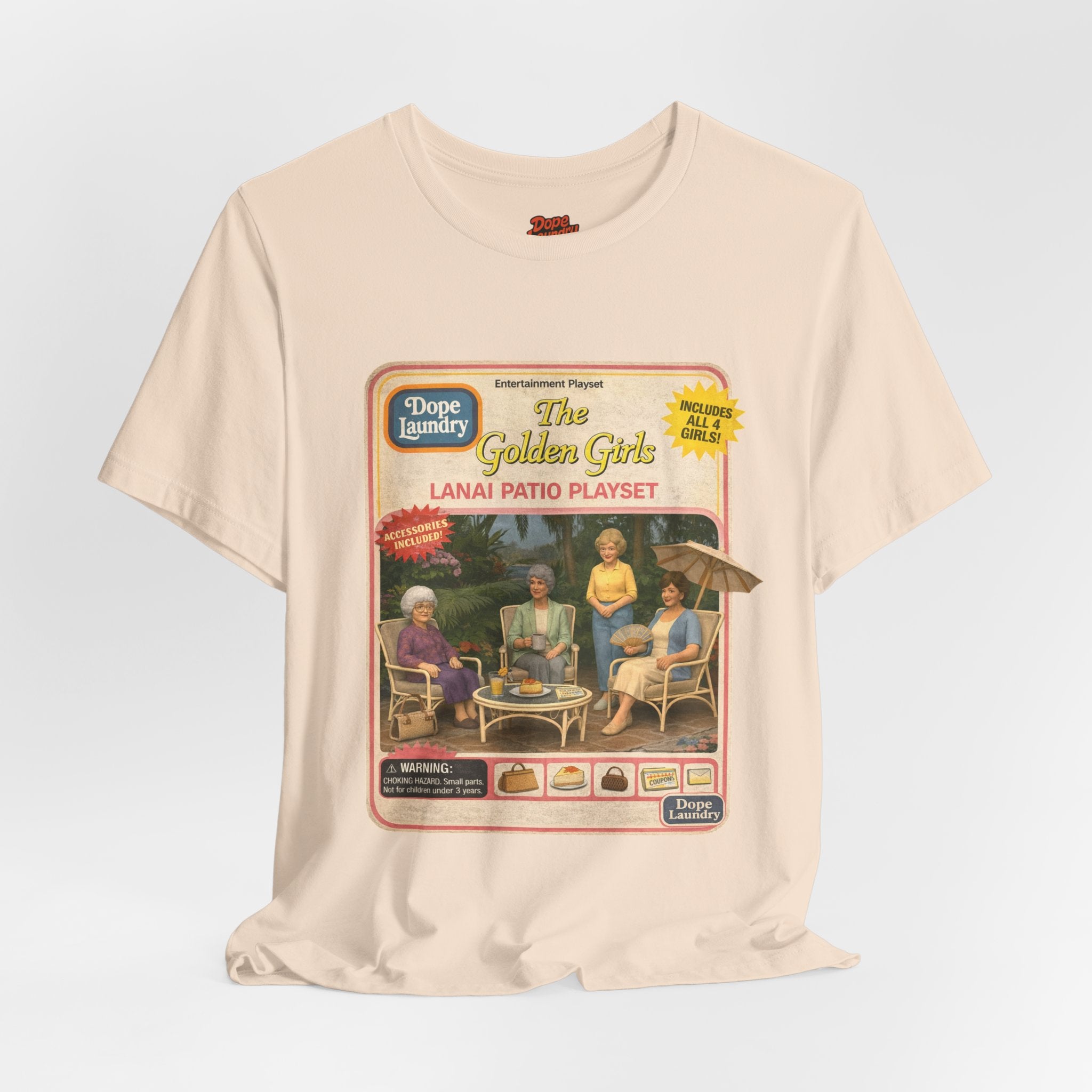 Golden Girls 'Lanai Patio Playset' Vintage TV Graphic Tee