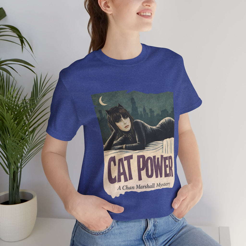Cat Power Comic Book Tee — Retro Graphic Band Shirt