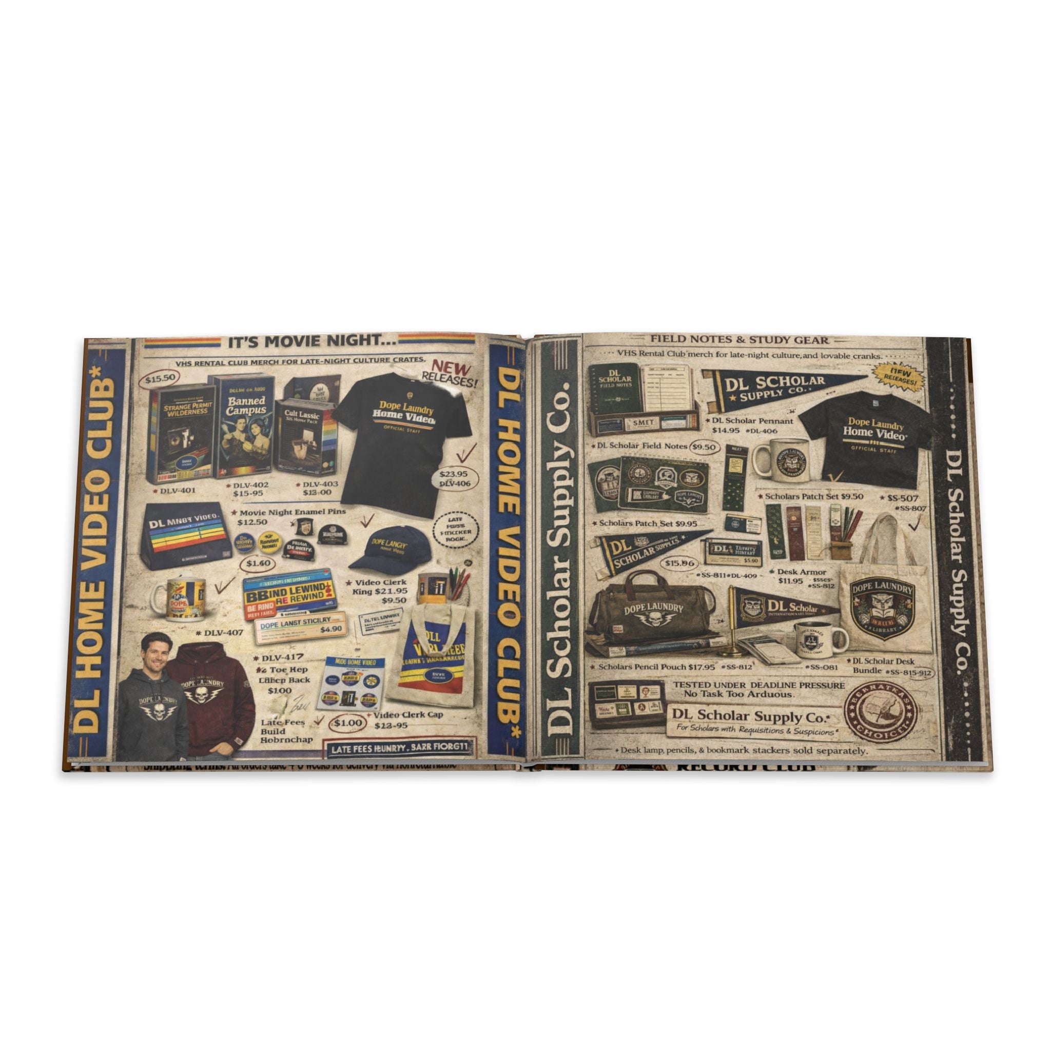 Dope Laundry Atheltics Club Catalog