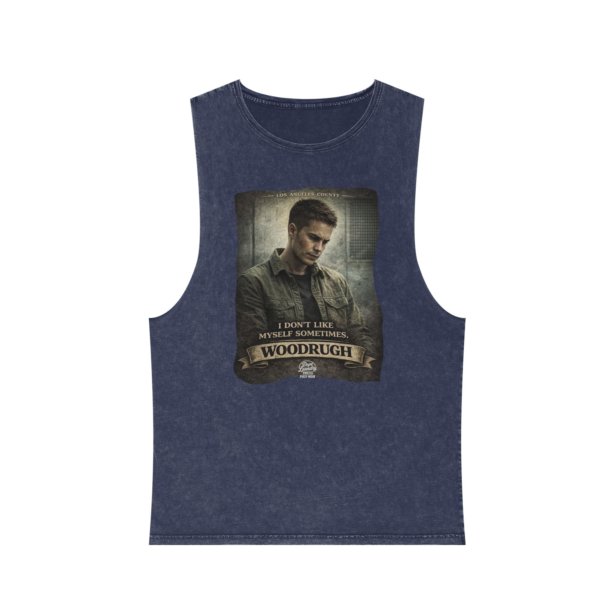 Woodrough Portrait Tank Top — Vintage Graphic Sleeveless Tee