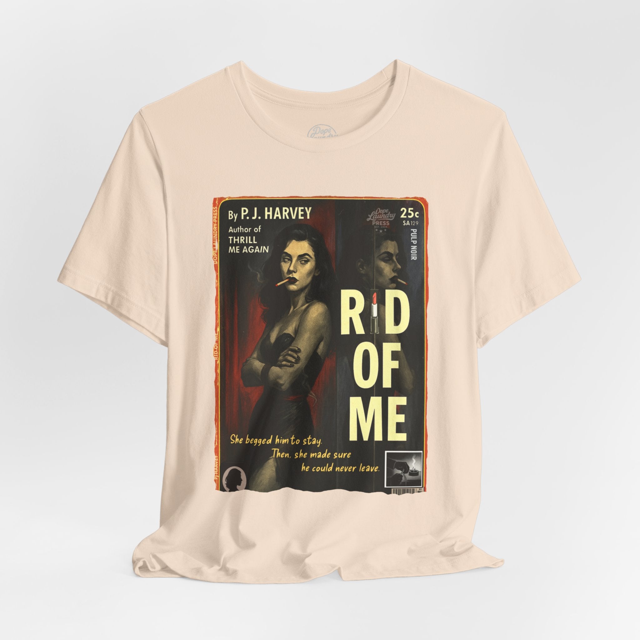 PJ Harvey - Rid of Me - Pulp-Noir Book Cover Tee