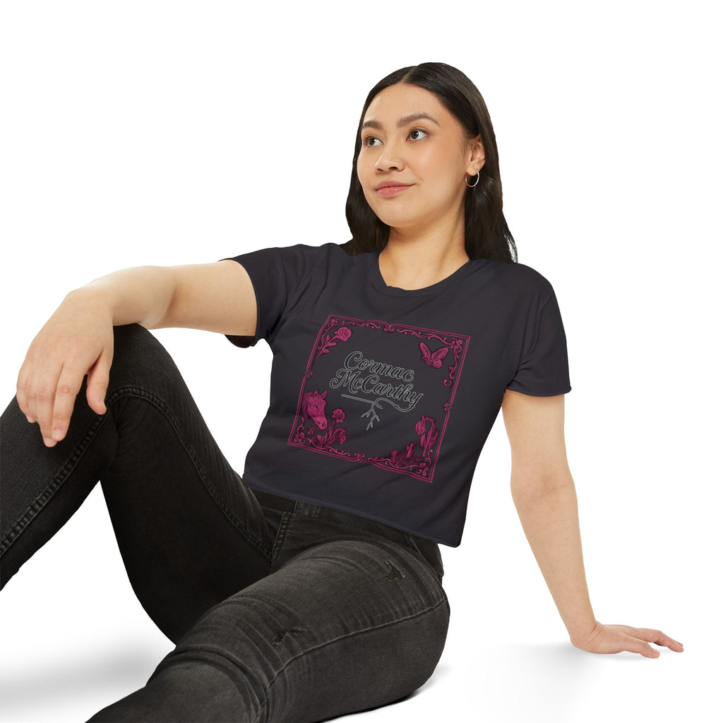 Corman McCarthy Festival Women's Graphic Crop Top