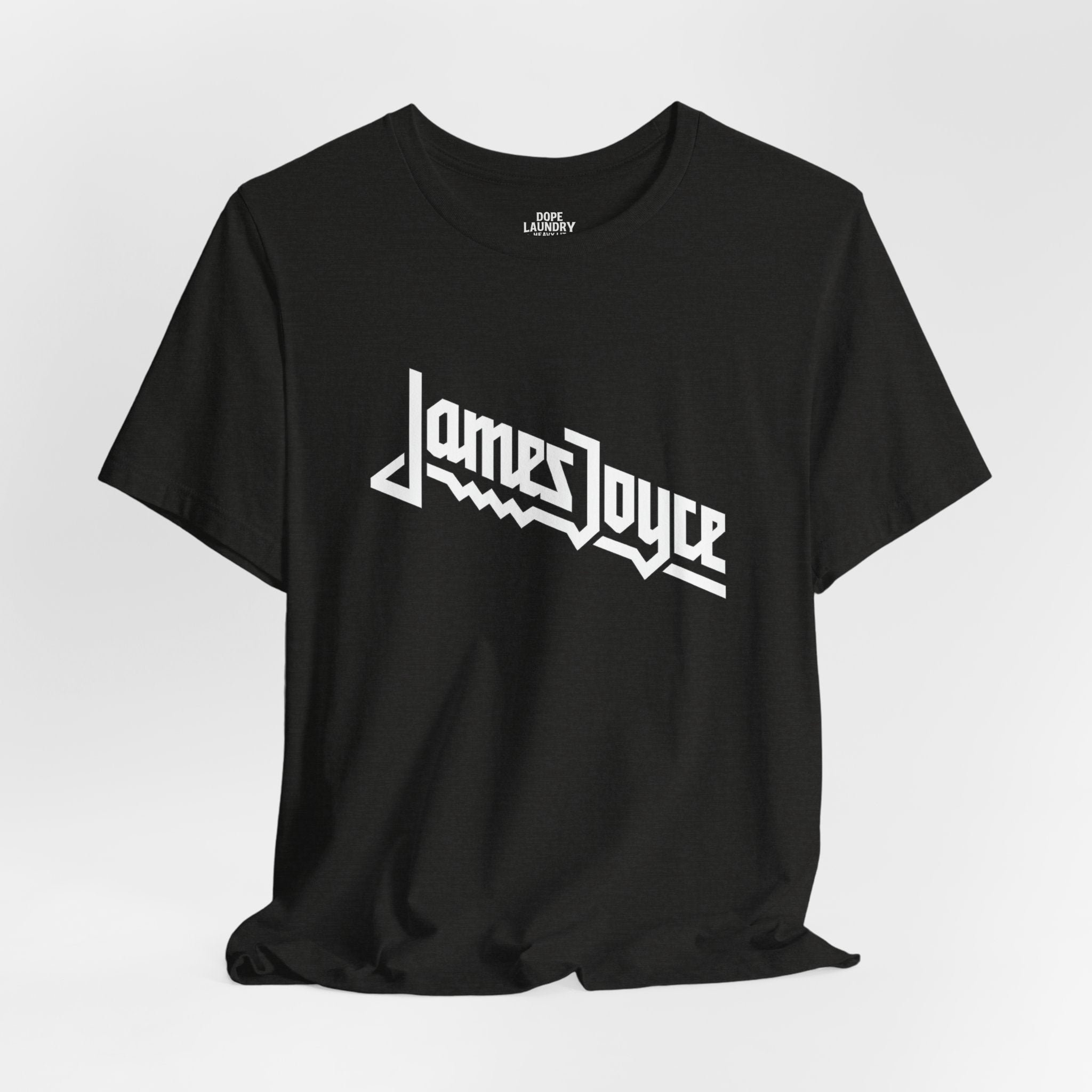 James Joyce "Heavy Lit" Graphic T-Shirt (white ink variant) — Literary Book Lover Tee
