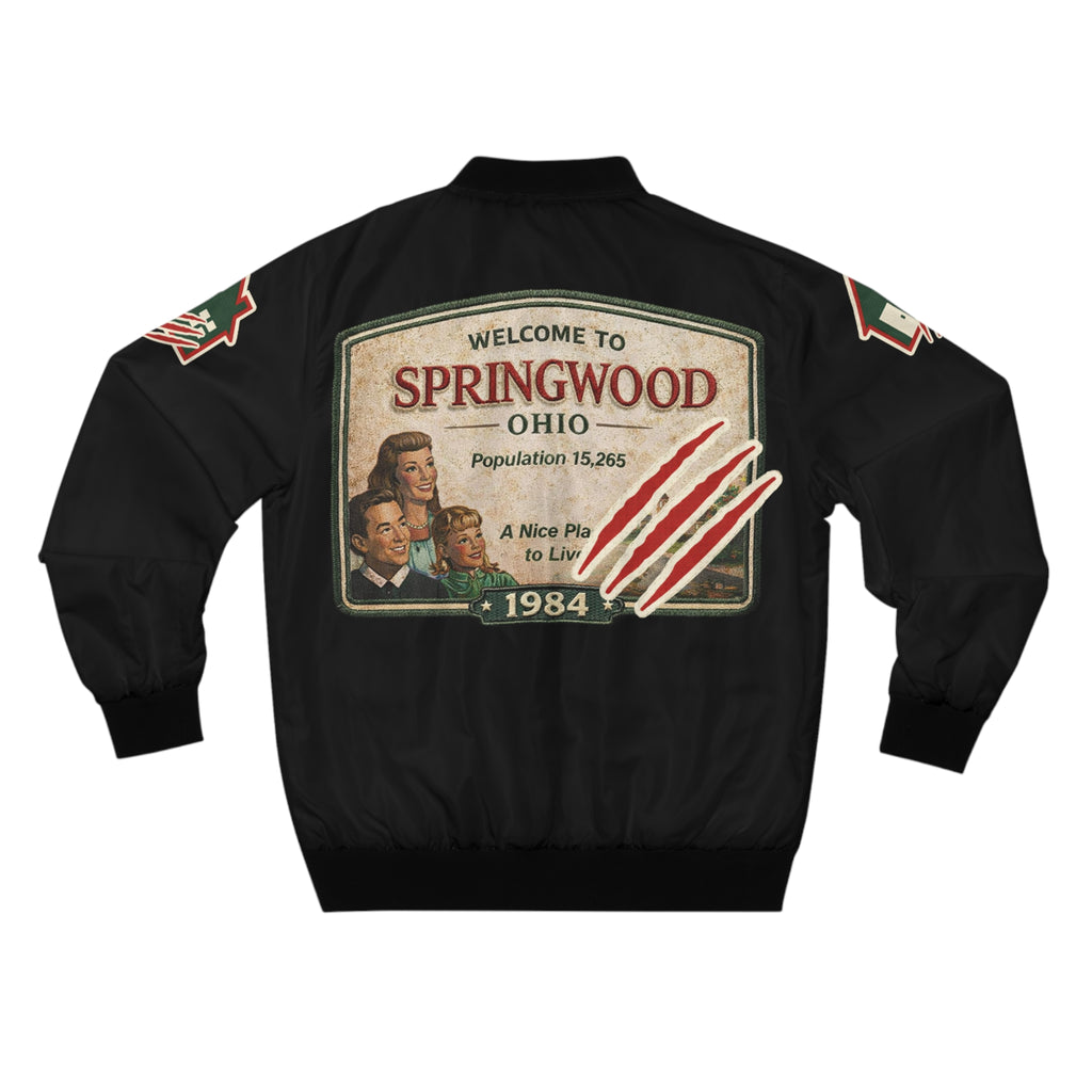 Krueger 84 Horror Bomber Jacket — Freddy Krueger Movie Design