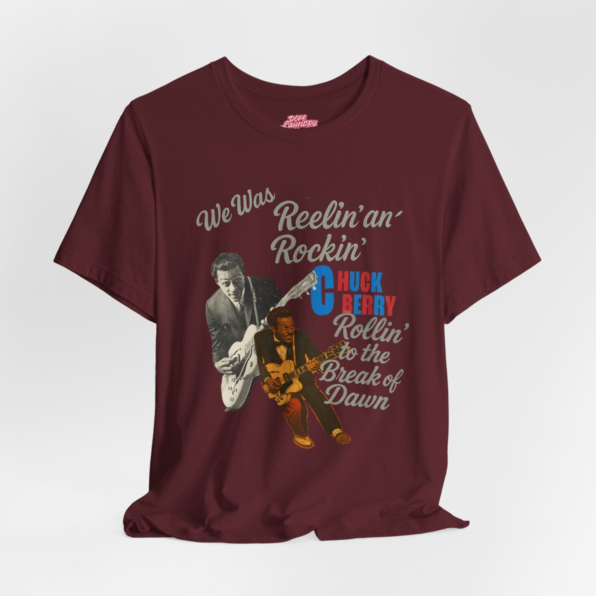Chuck Berry -  Rock n' Roll Legends Retro Music T-Shirt, unisex tee
