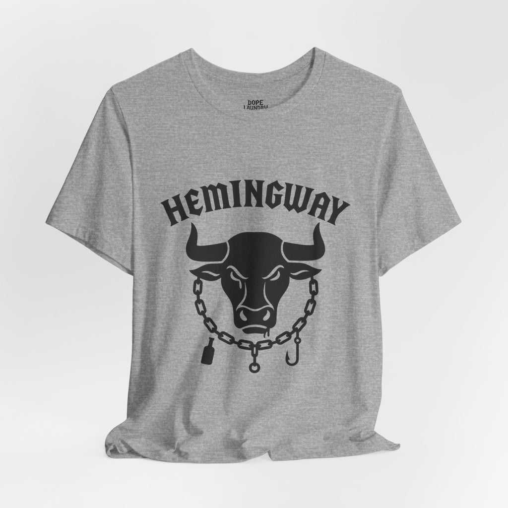 Hemingway Bull Vintage Graphic T-Shirt