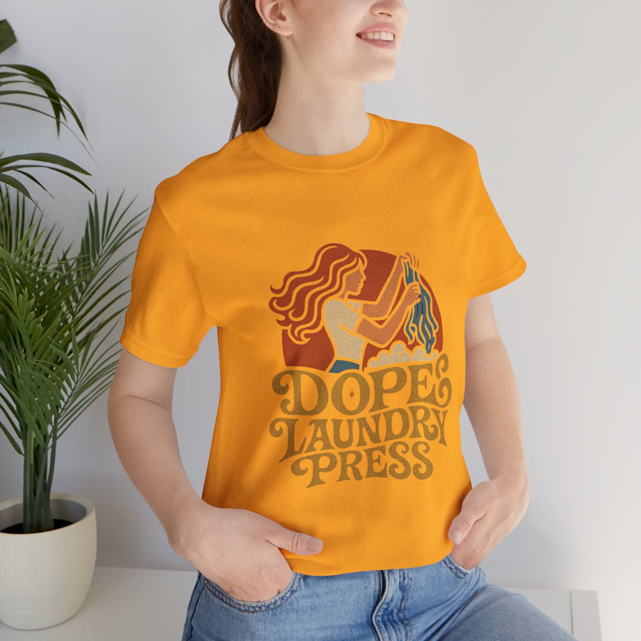 Dope Laundry Press 60s Logo Tee — Vintage Graphic T-Shirt