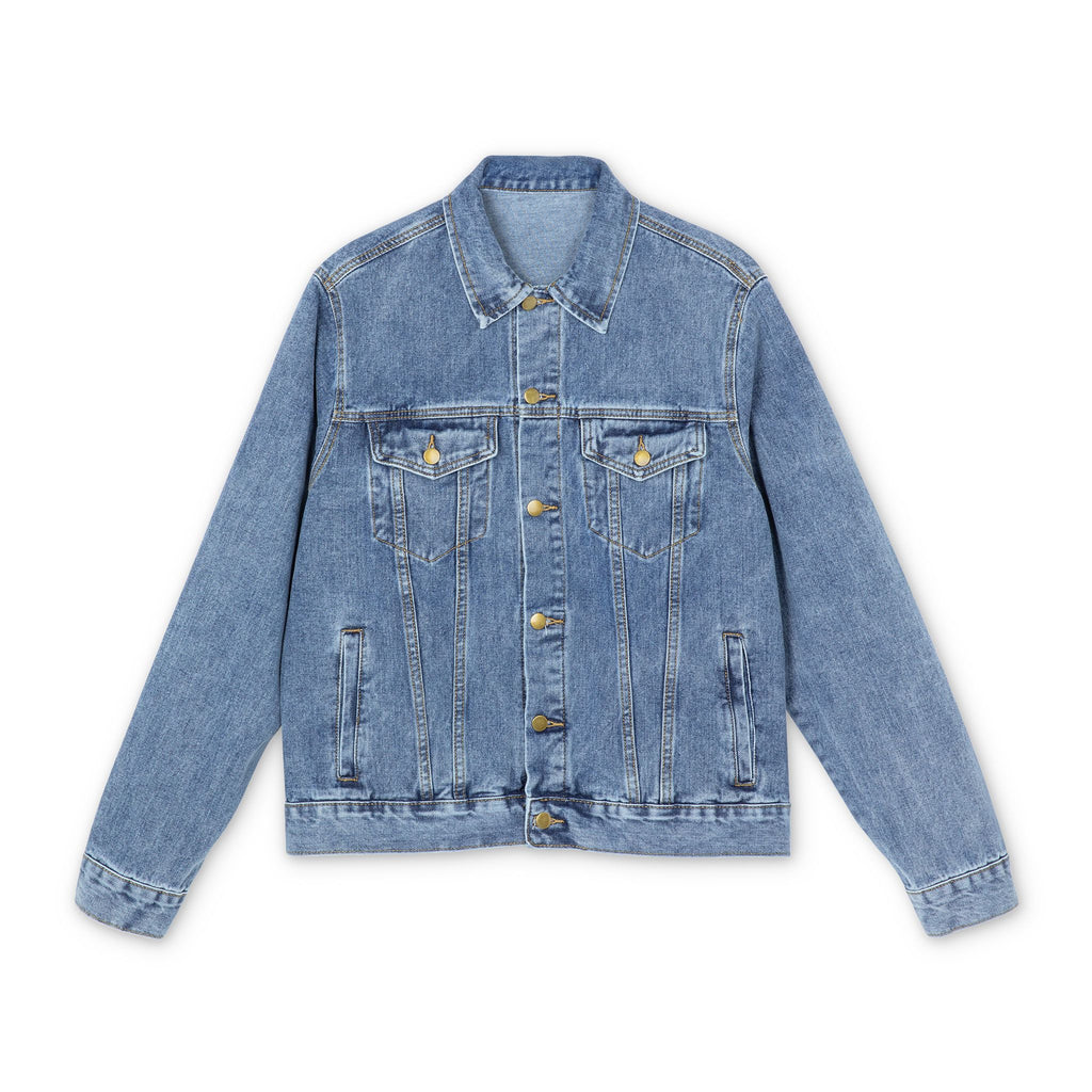 we hope that you choke - denim jacket