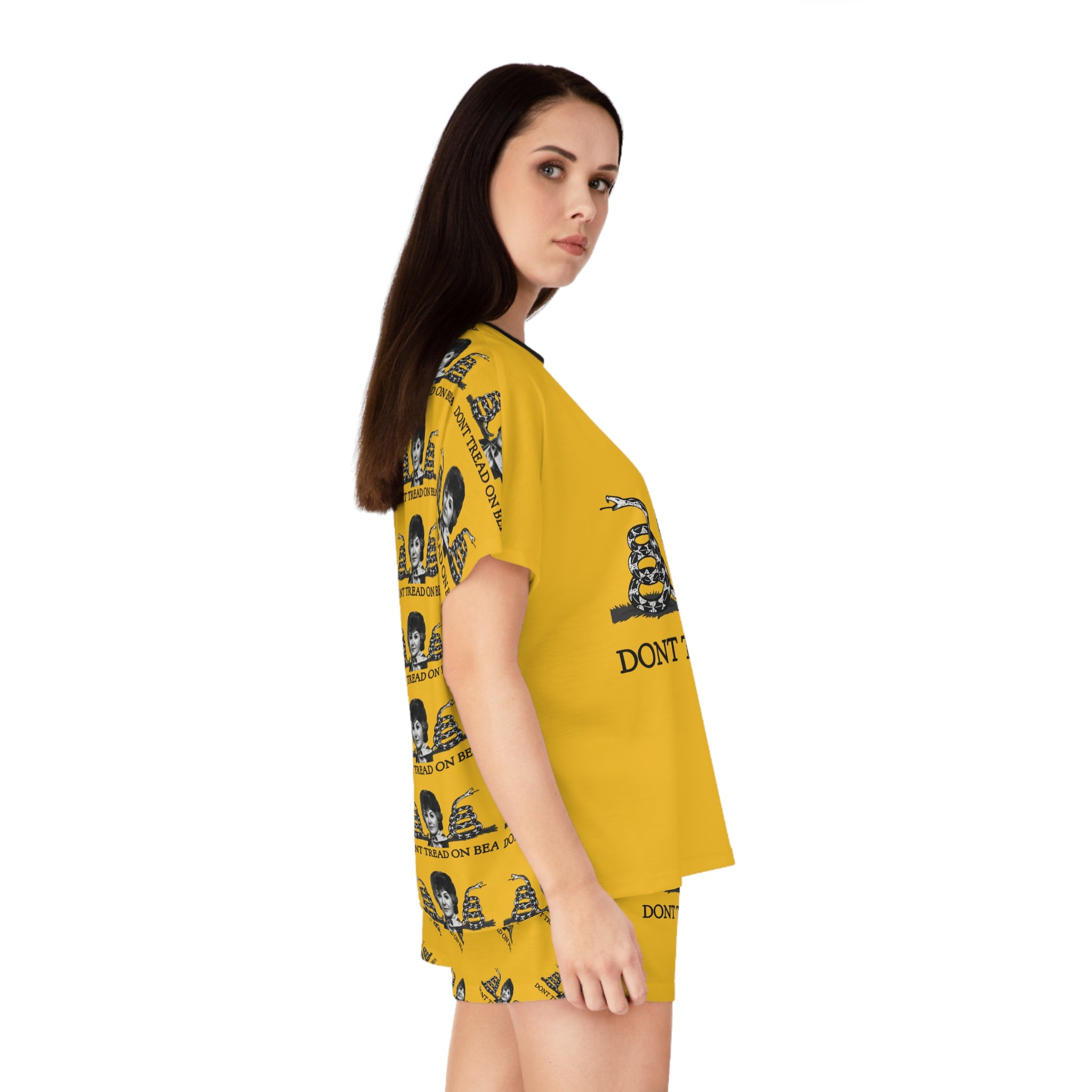 Women's Short Pajama Set - Don't Tread on Bea