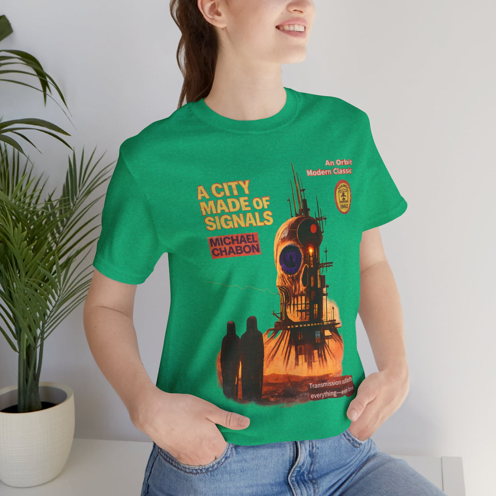 Michael Chabon - Sci-fi Book Cover (variant) - Vintage Graphic T-Shirt