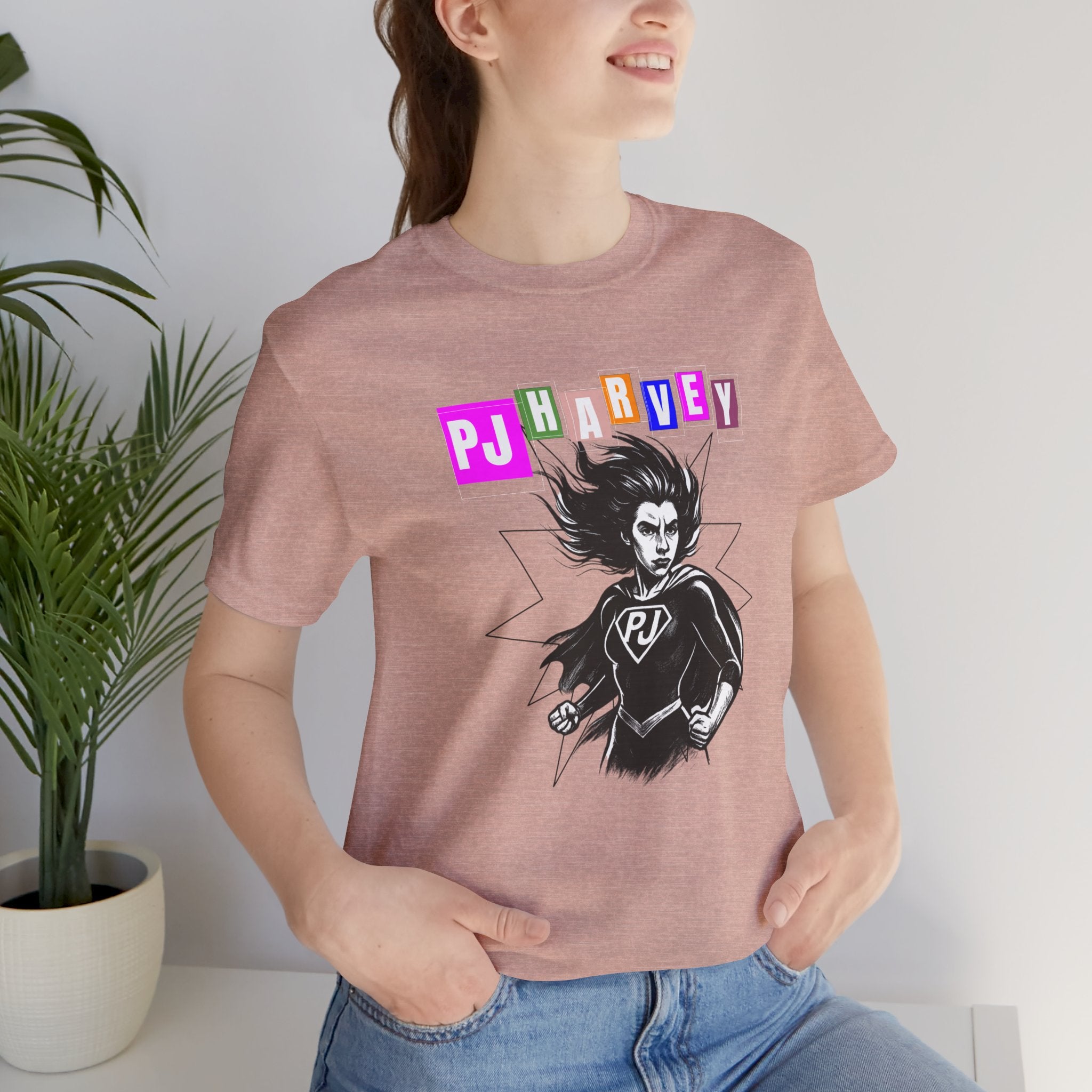 PJ Harvey "Superheroine" - Unisex Jersey Short Sleeve Tee