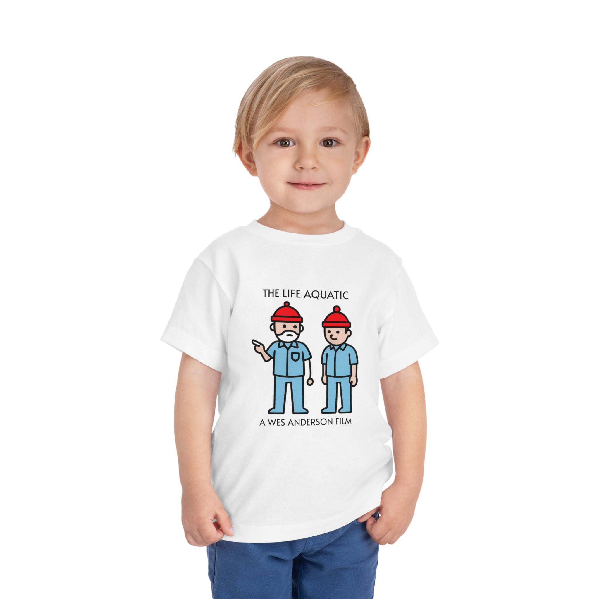 The Life Aquatic - Wes Anderson films - Retro Graphic Kids Shirt