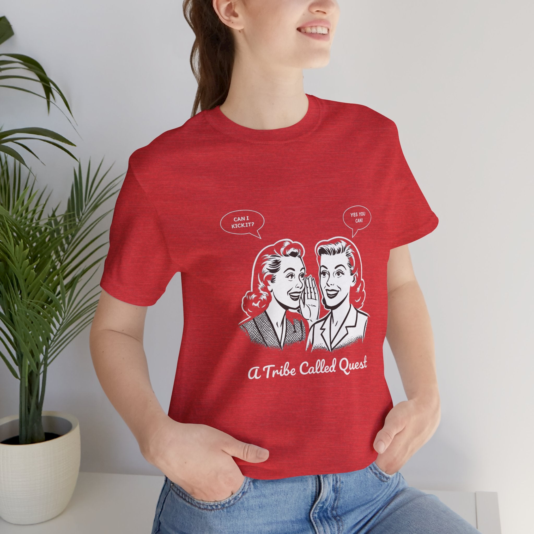 Can I Kick It? vintage 50s Housewife - hip-hop tribute (Unisex Tee)