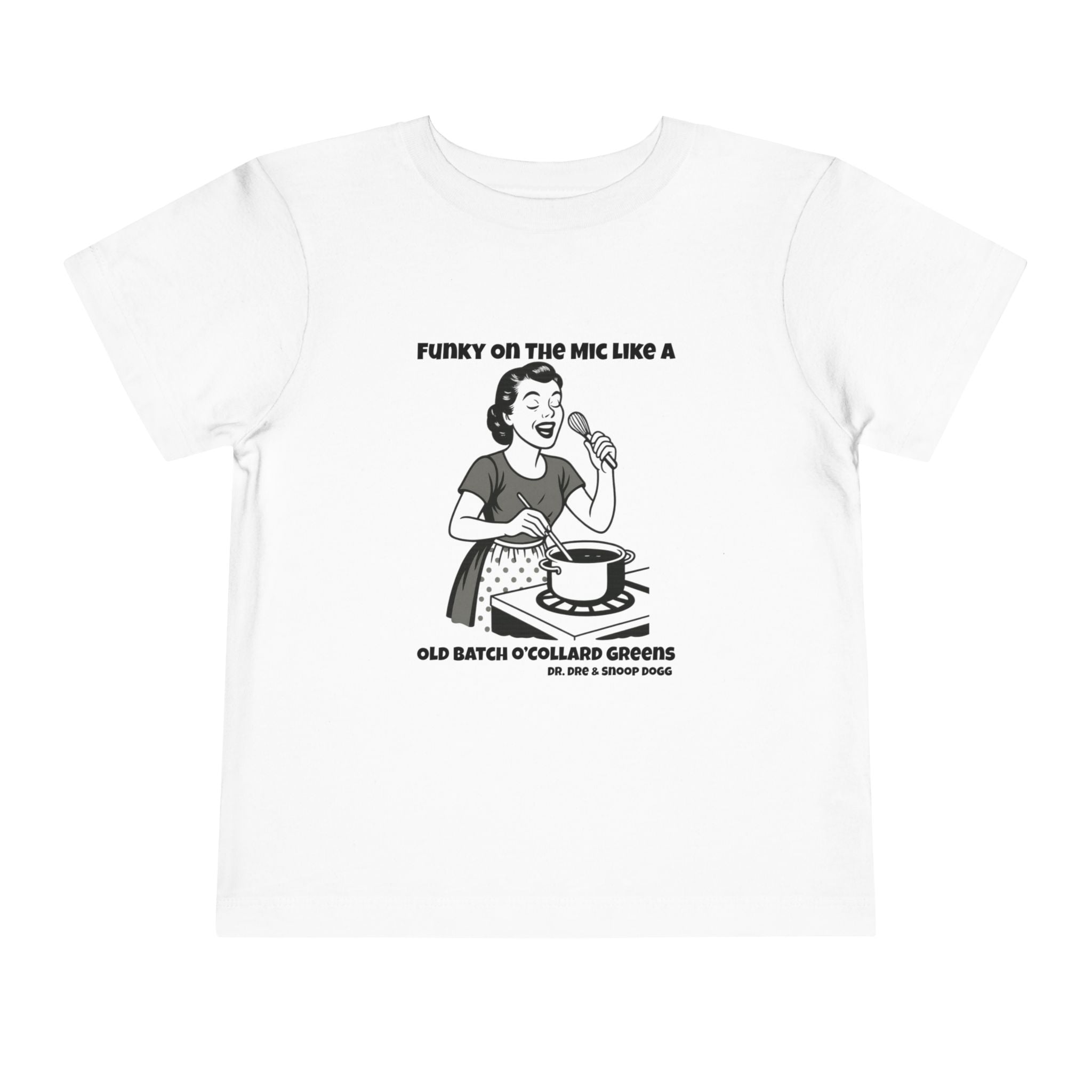 Toddler Tee - Funky on the Mic - Retro Graphic Kids Shirt