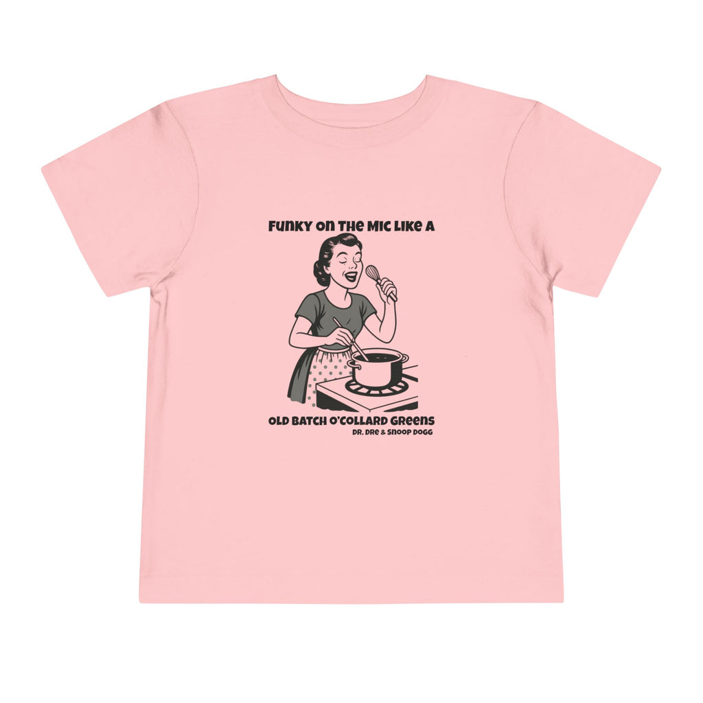 Toddler Tee - Funky on the Mic - Retro Graphic Kids Shirt