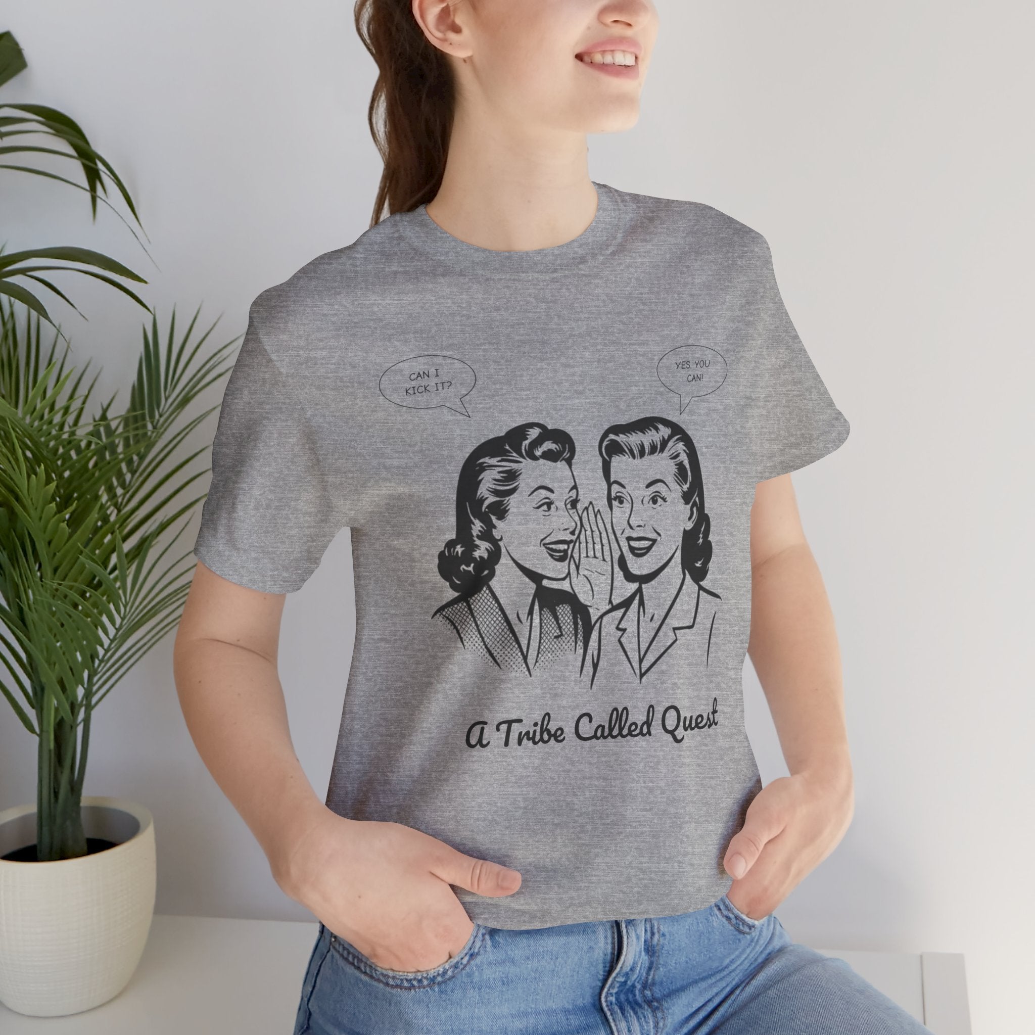 Can I Kick It? vintage 50s Housewife - hip-hop tribute (Unisex Tee)