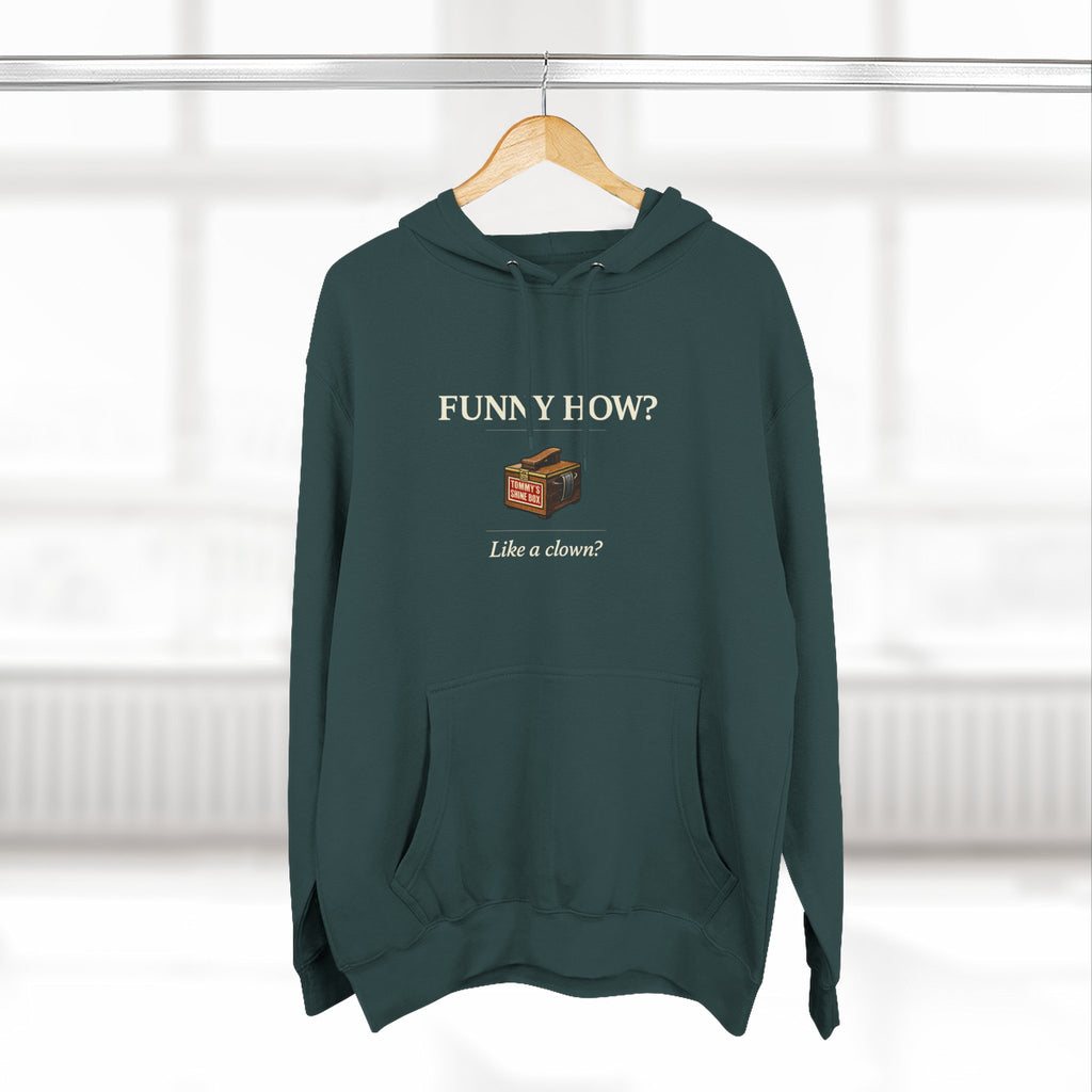 Funny How? Bamboo Lounge Hoodie — Cozy Graphic Fleece Pullover