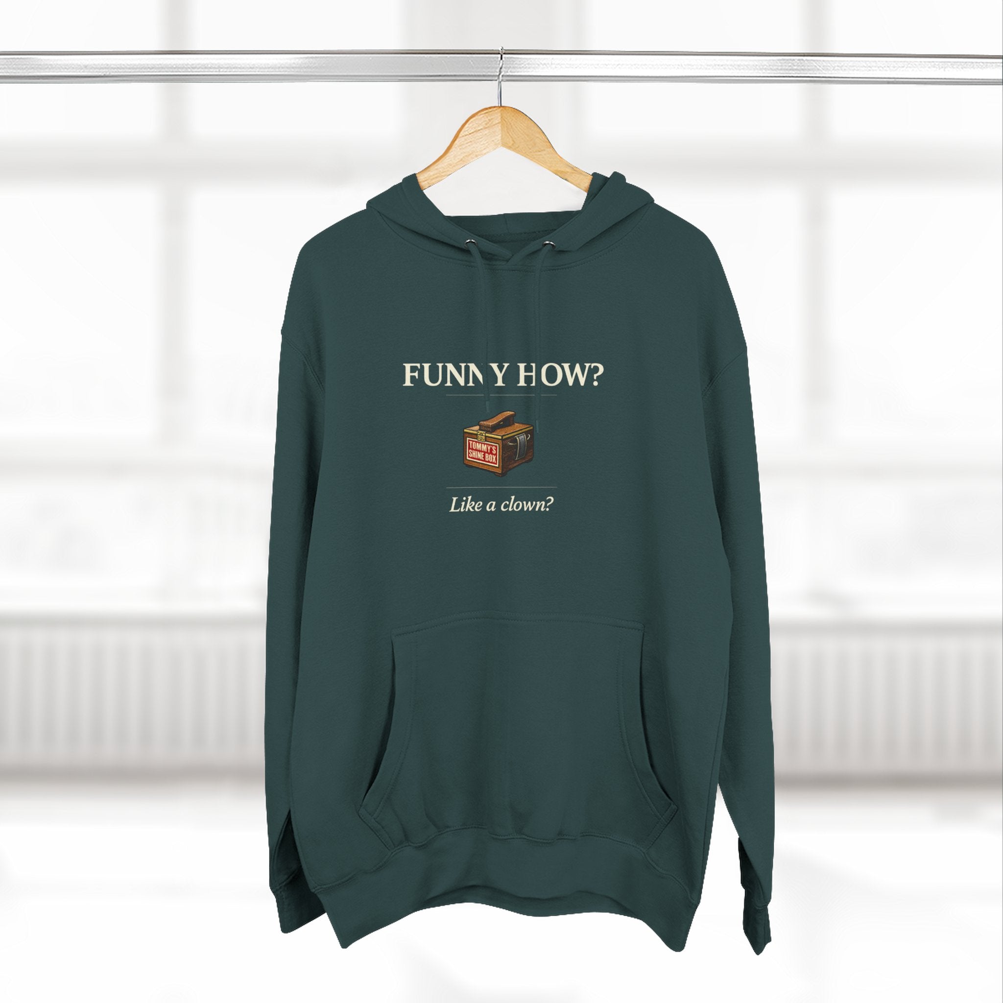 Funny How? Bamboo Lounge Hoodie — Cozy Graphic Fleece Pullover