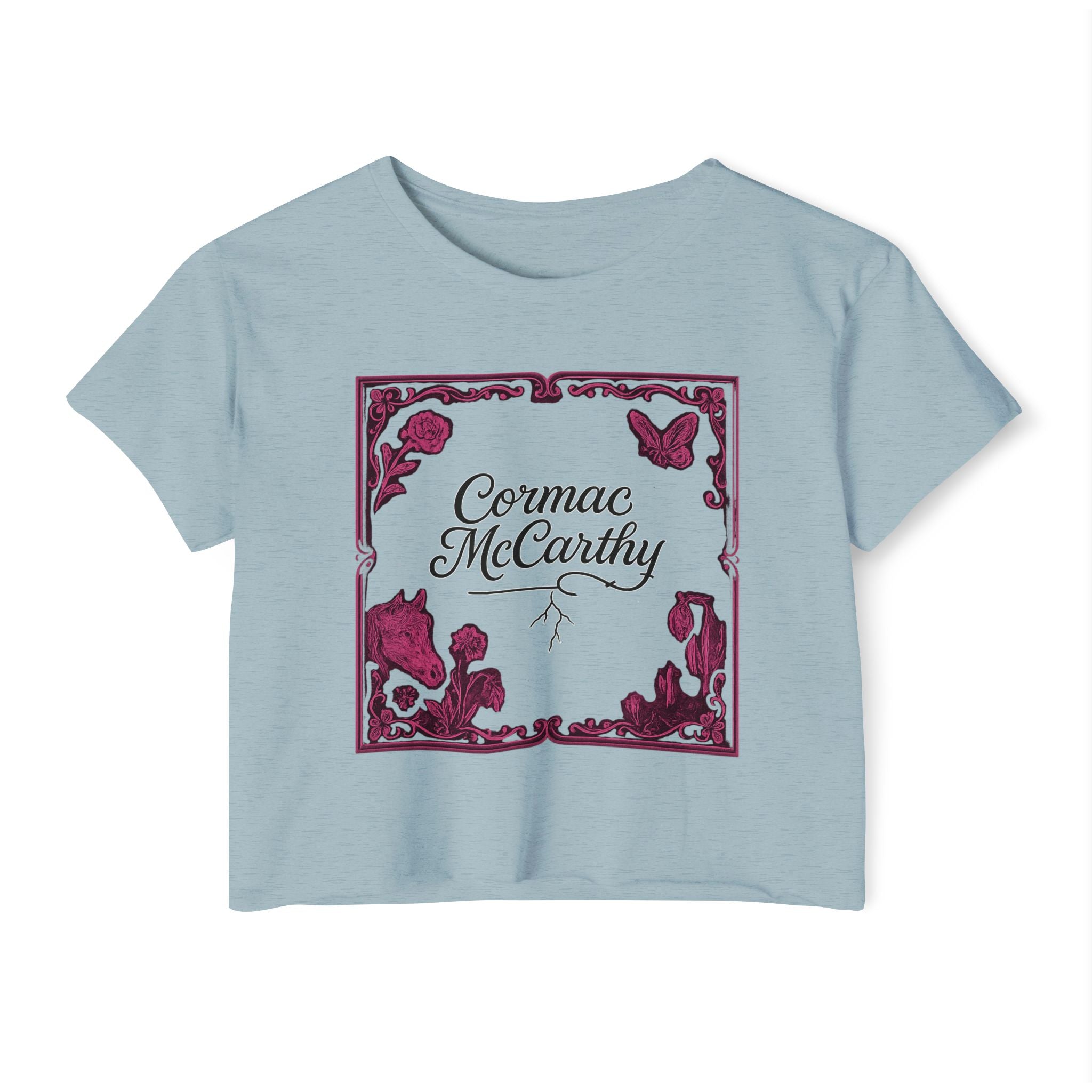 Corman McCarthy Festival Women's Graphic Crop Top