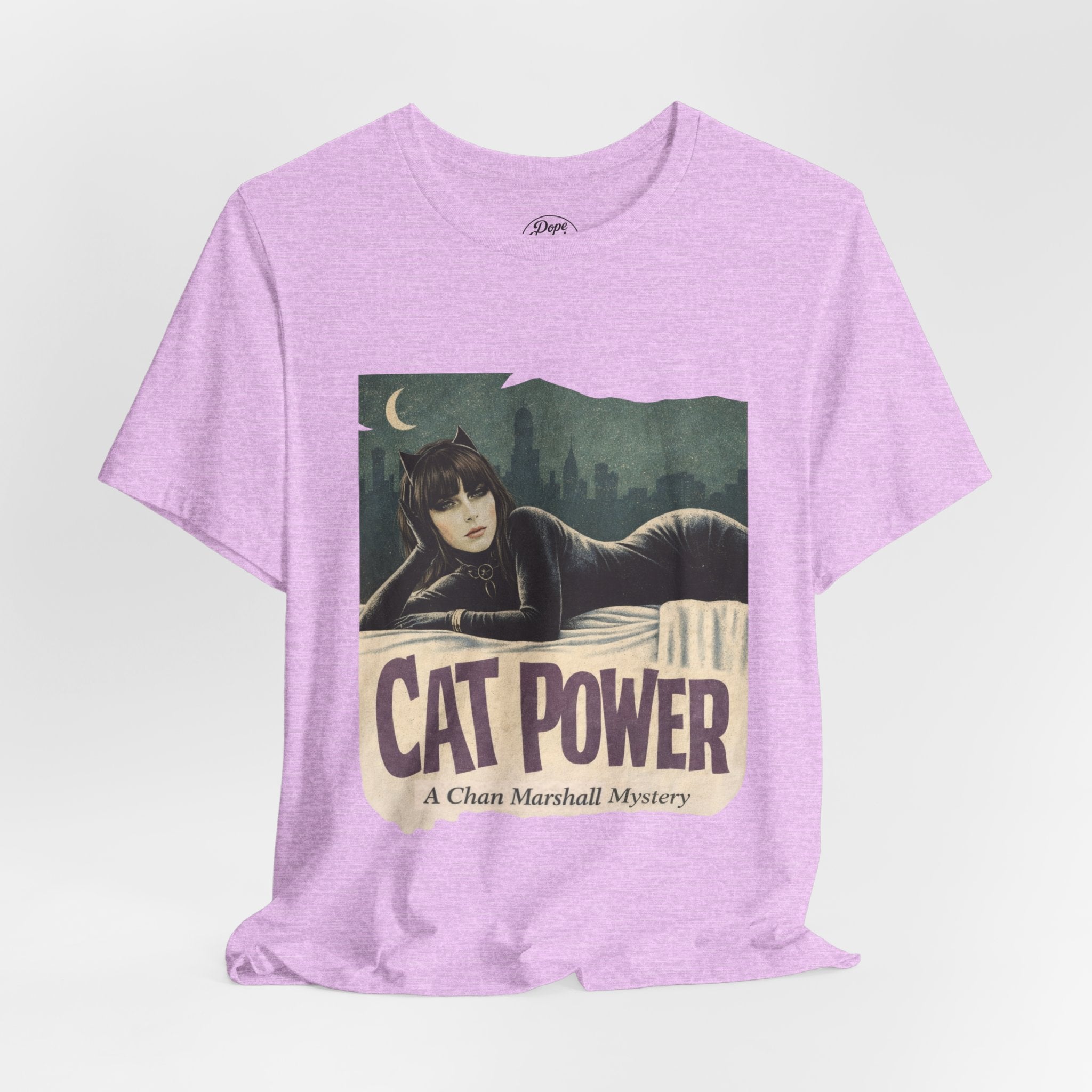Cat Power Comic Book Tee — Retro Graphic Band Shirt