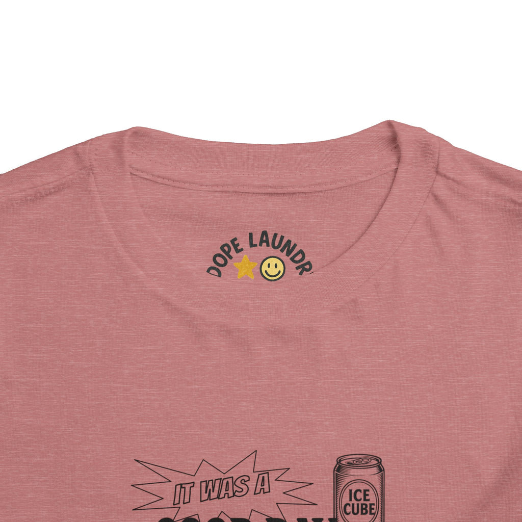 Toddler Tee - Ice Cube - It Was a Good Day - Retro Graphic Kids Shirt