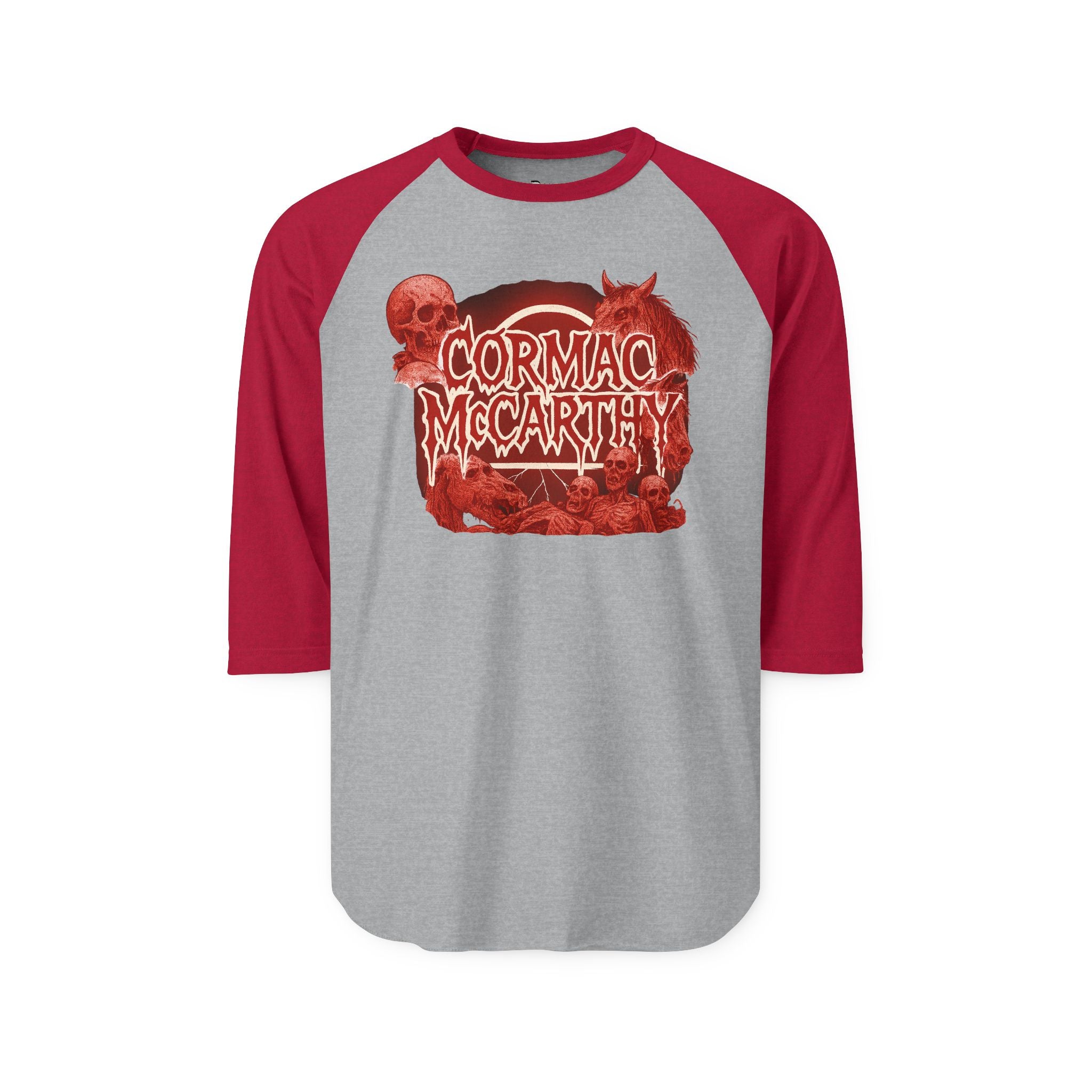 Cormac McCarthy Death Metal Raglan Shirt