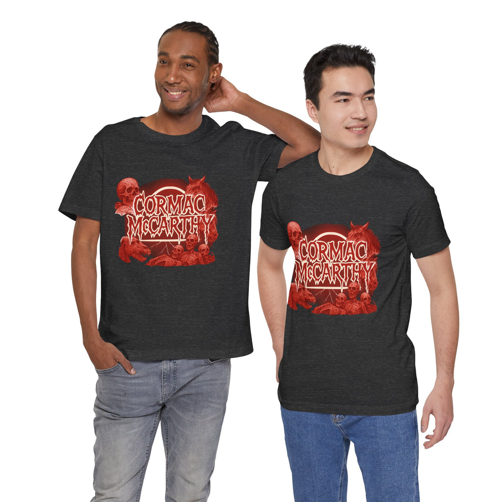 Cormac McCarthy Death Metal Tee — Band-Style Graphic T-Shirt