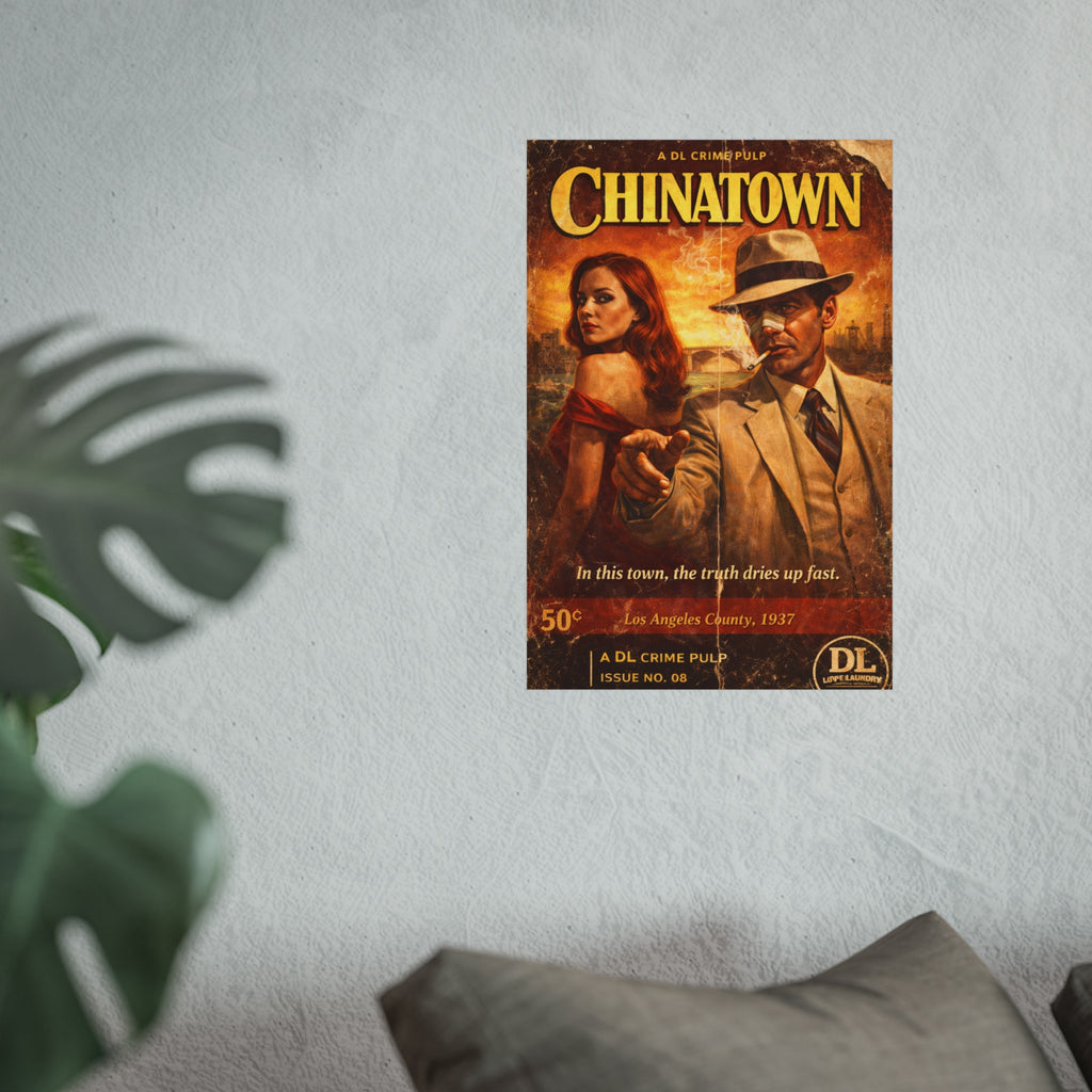 Chinatown - Retro Crime Noir Fine Art Print