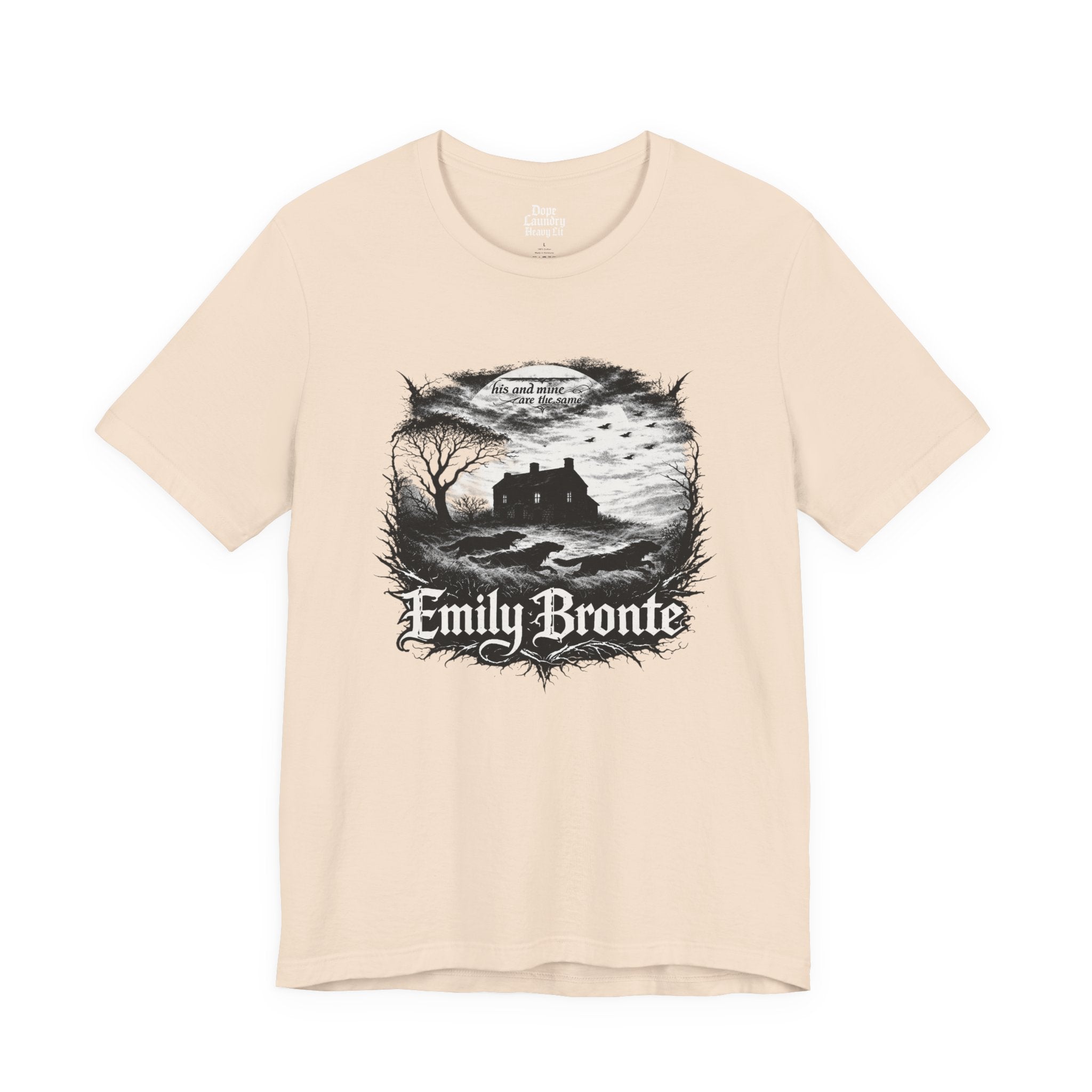 Emily Brontë Vintage Heavy Metal Graphic Tee — Literary Goth T-Shirt