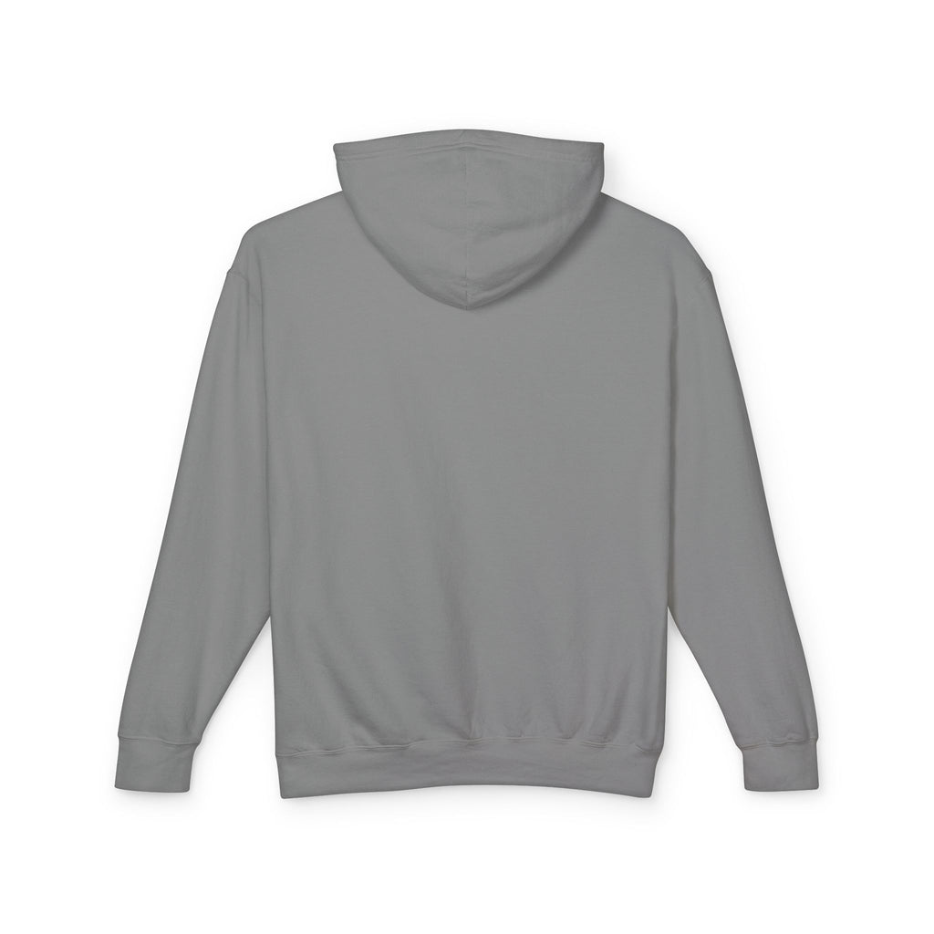 Vintage Newspaper Graphic Hoodie — "cold silence has a tendency to atrophy"