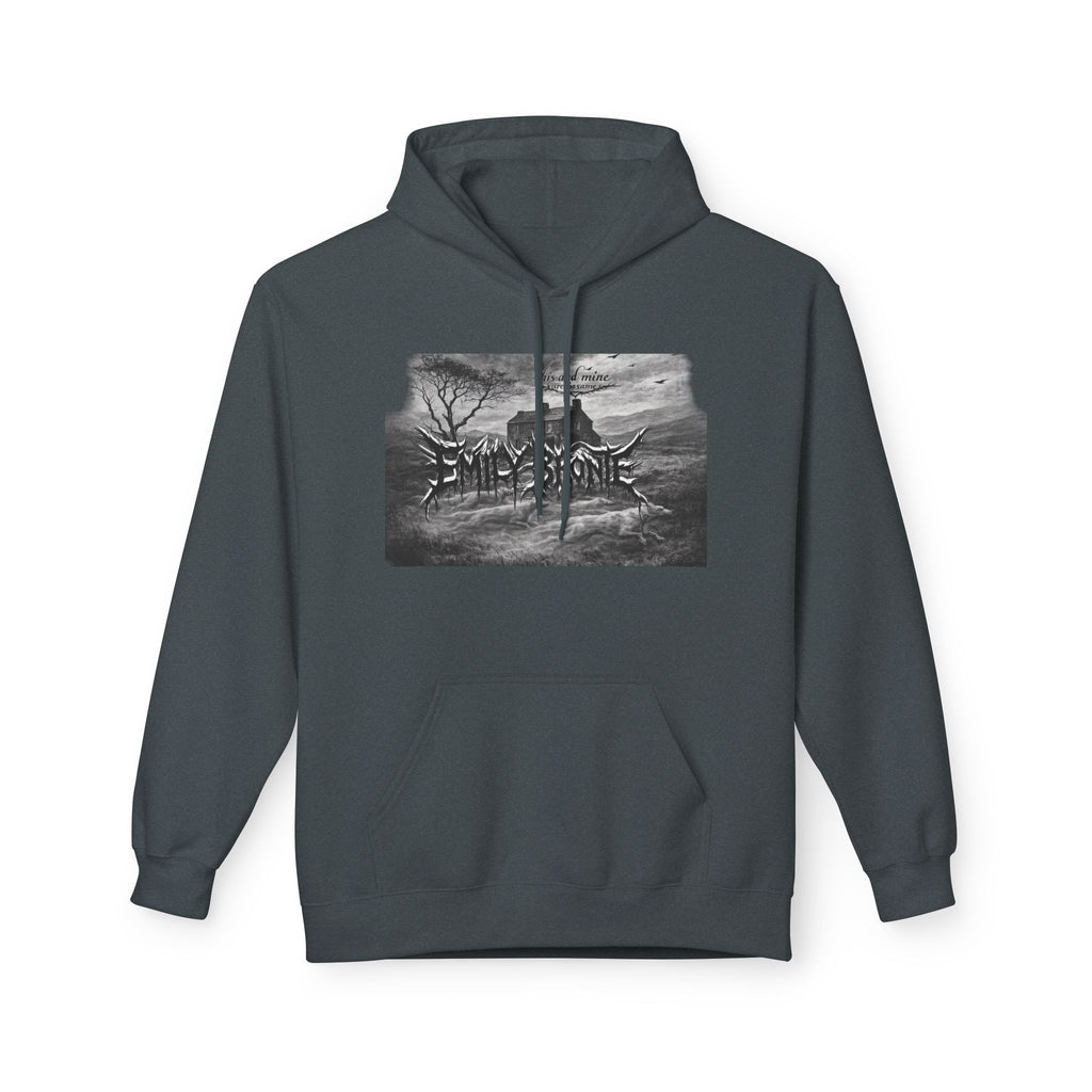 Emily Brontë Gothic Landscape Hoodie — Moody Literary Pullover