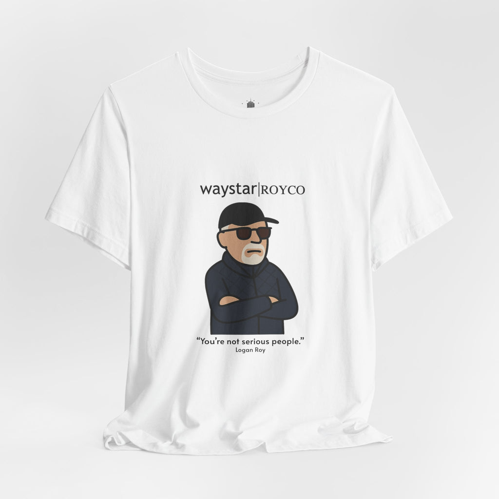 Logan Roy "Serious People" unisex jersey Tee (Succession)