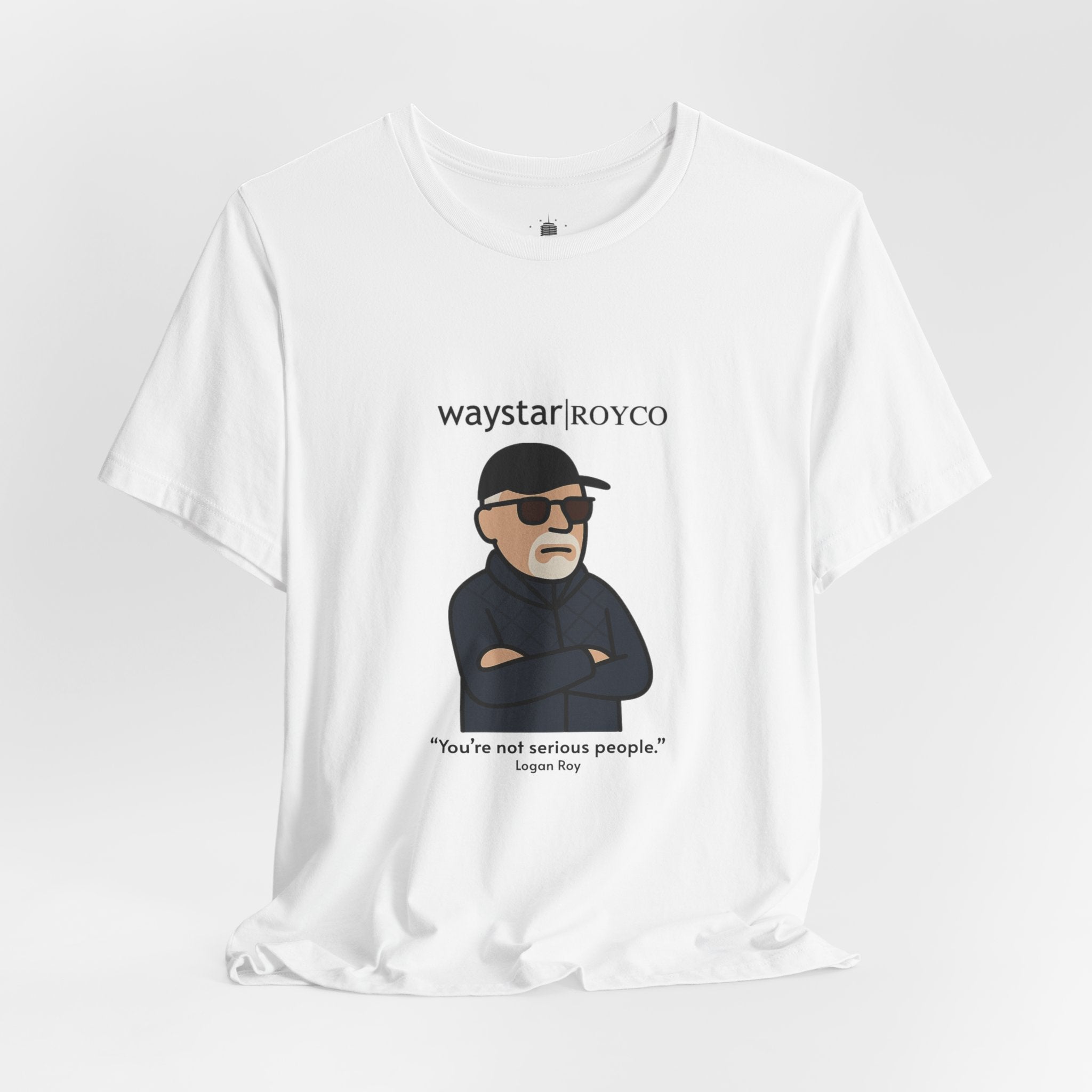 Logan Roy "Serious People" unisex jersey Tee (Succession)